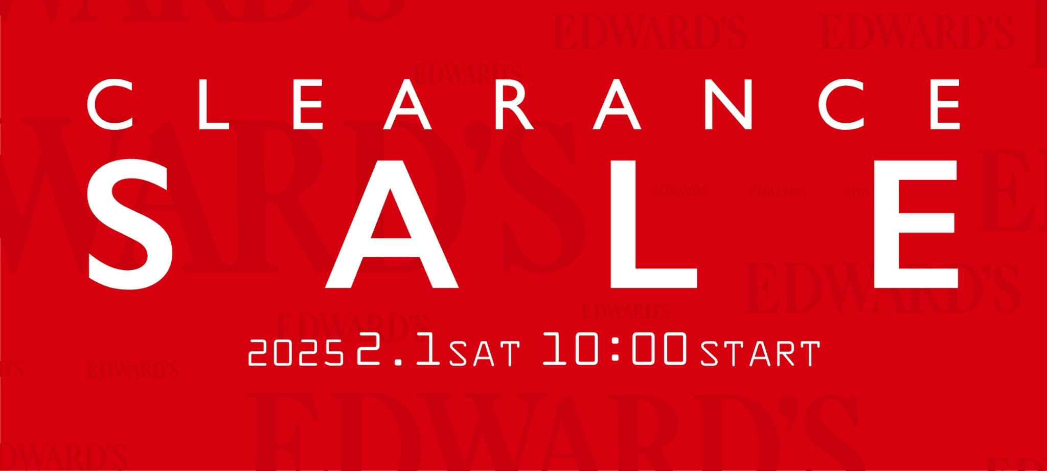 【お知らせ】『2025秋冬 クリアランスセール』開催のお知らせ.