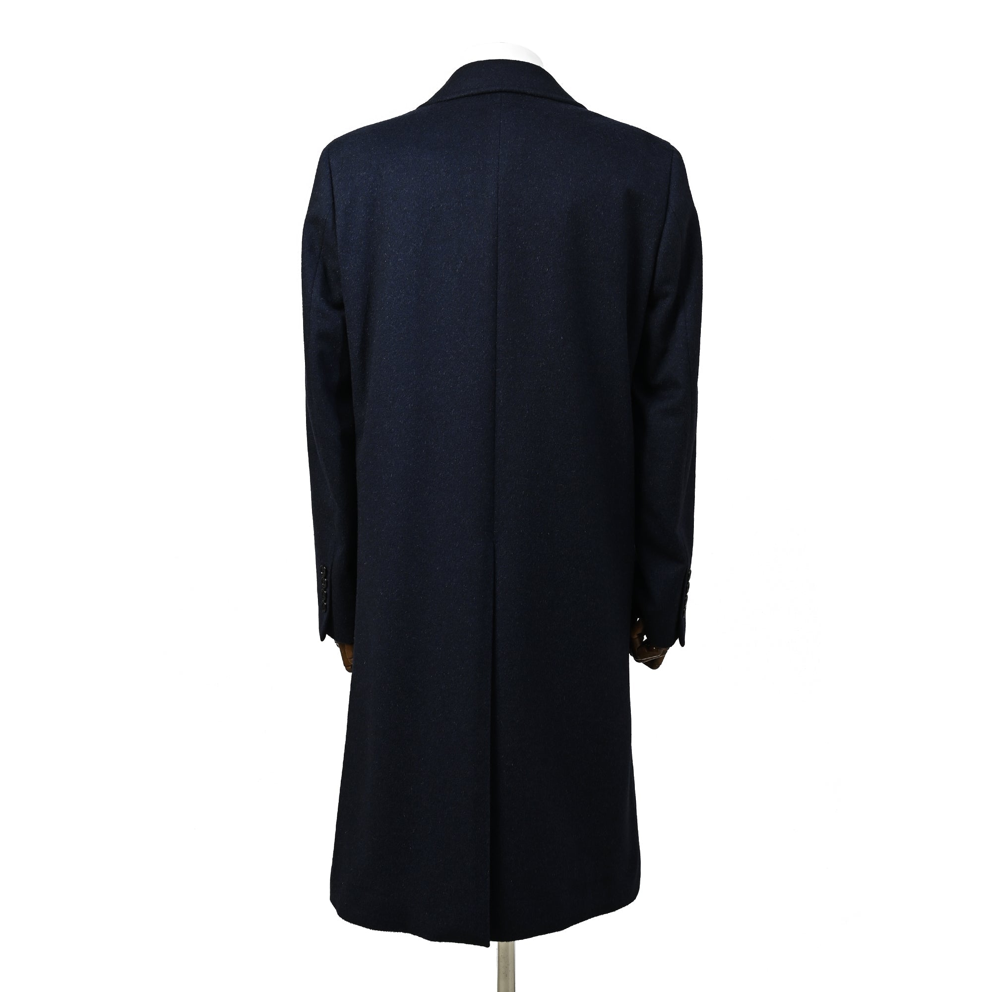 PIACENZA カシミヤ100% チェスターコート ブルー W-611-E