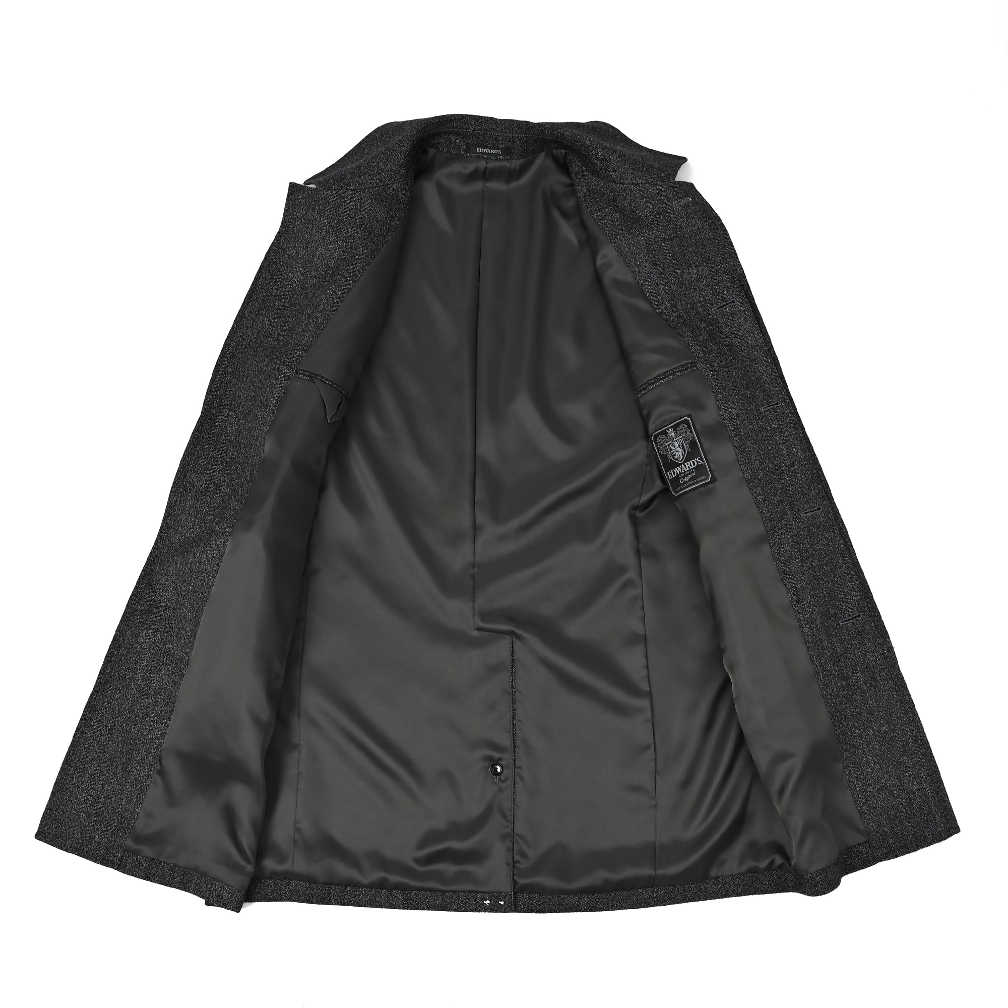 アルパカ ステンカラーコート インクブルー W-603-E