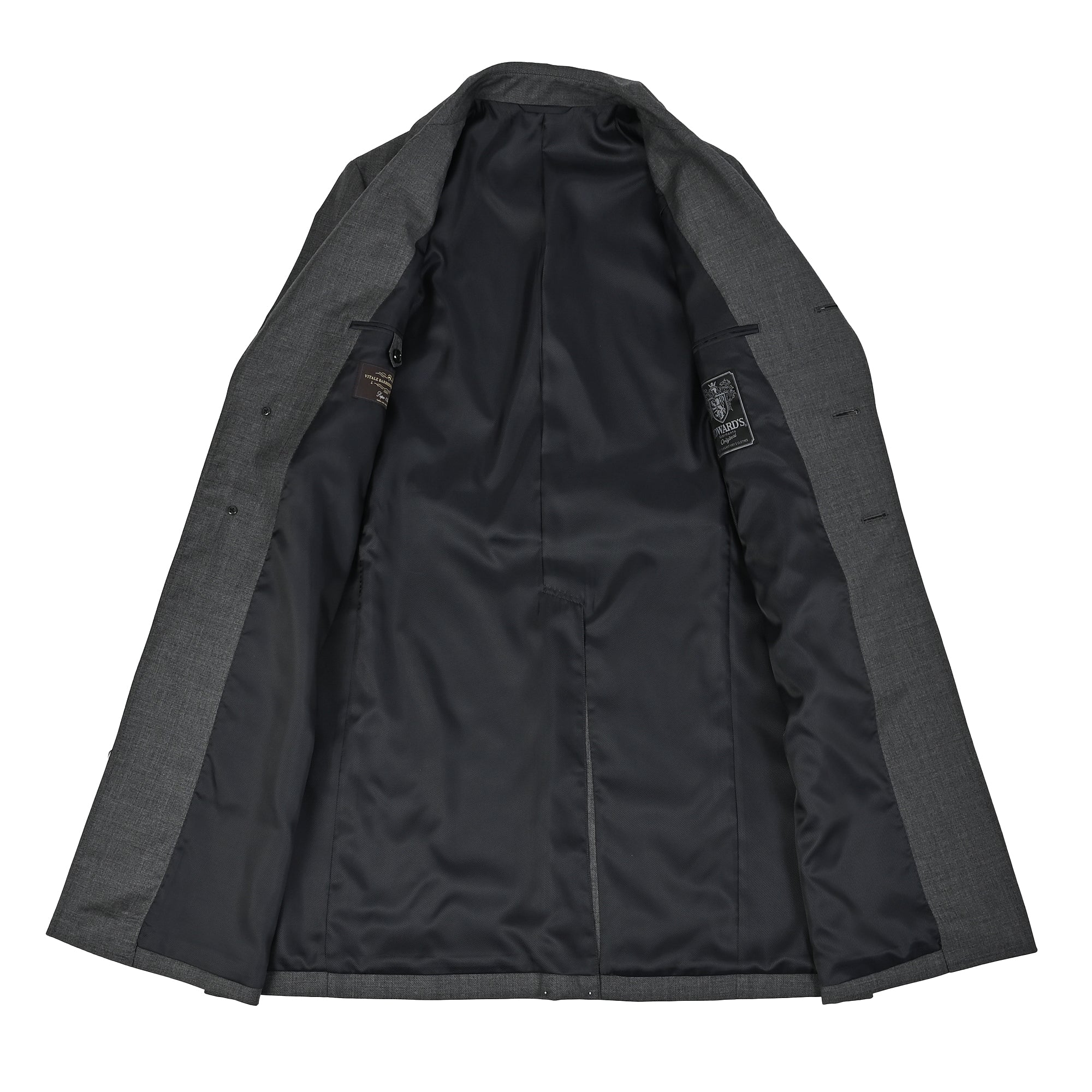 CANONICO(カノニコ) Super110'S ポロコート / チャコールグレー / M~LL寸 / C-601-A