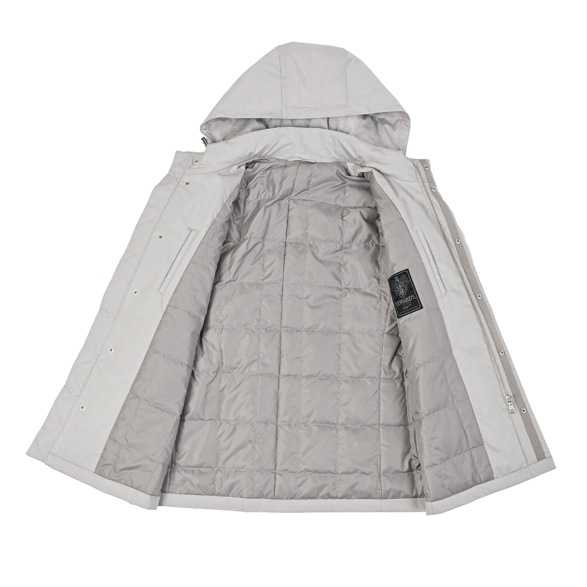 カジュアルダウンコート / ライトグレー / M~LL寸 / C-604-C