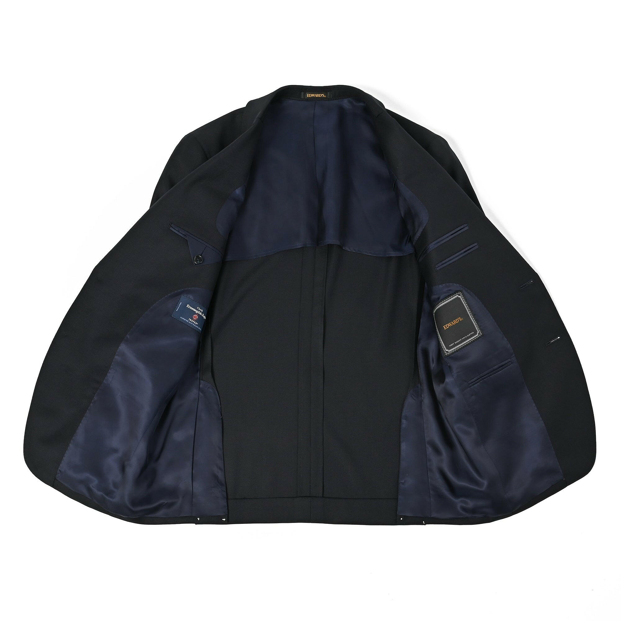 Ermenegildo Zegna(エルメネジルド ゼニア) - TROFEO ウール ブレザージャケット / ネイビー / AB体,BB体 / GJ-500-D