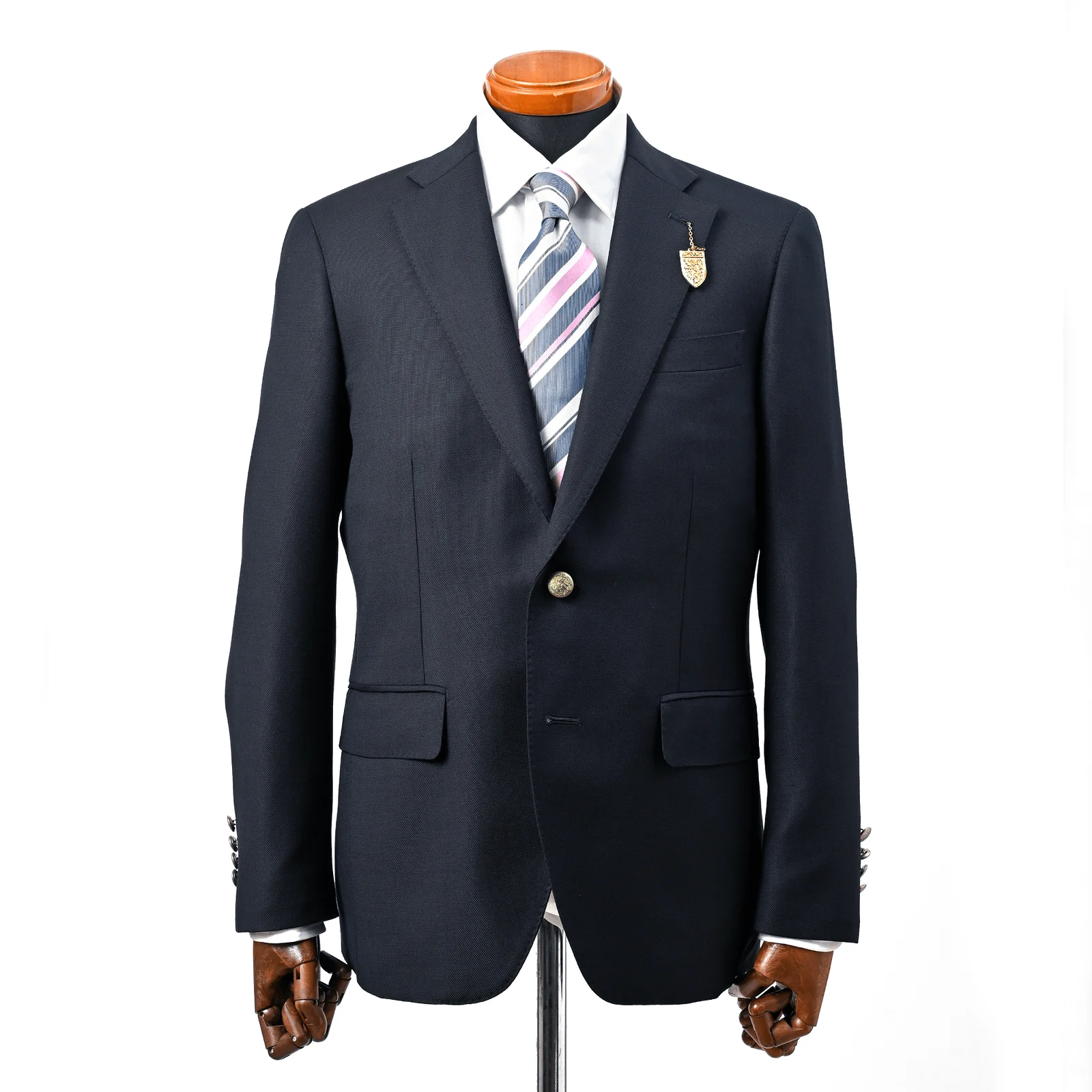 Ermenegildo Zegna TROFEO ウール ブレザージャケット ネイビー GJ-500-D