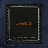 尾州 ウール リネン シルク カラミ織 ストレッチ ジャケット / ブルー / AB体.