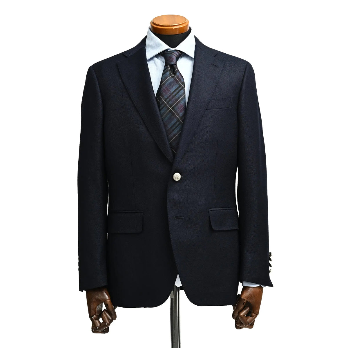 Loro Piana Zelander ウール ブレザー ジャケット ダークネイビー GJ-600-D