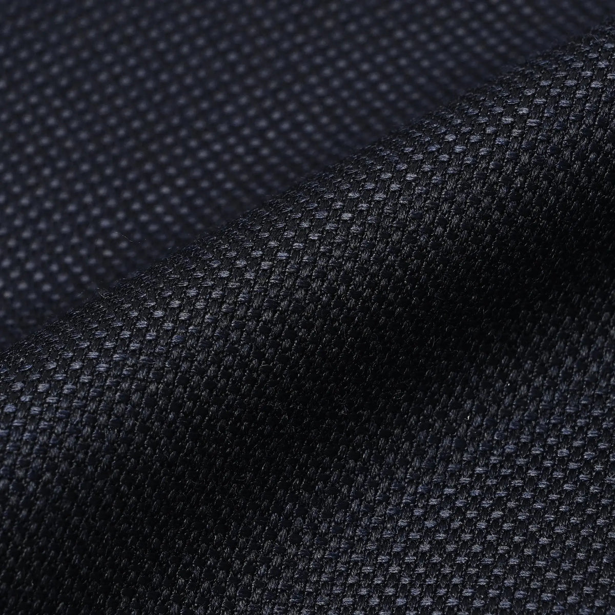 Loro Piana ロロ・ピアーナ Zelander ウール ネイビーブレザー GJ-600-D ダークネイビー 生地接写