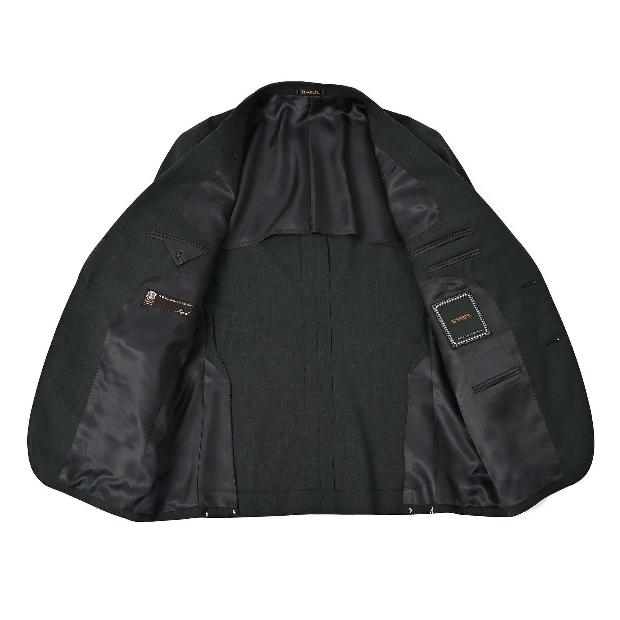 Fratelli Tallia di Delfino ウールスーツ チャコールグレー GS-700-A