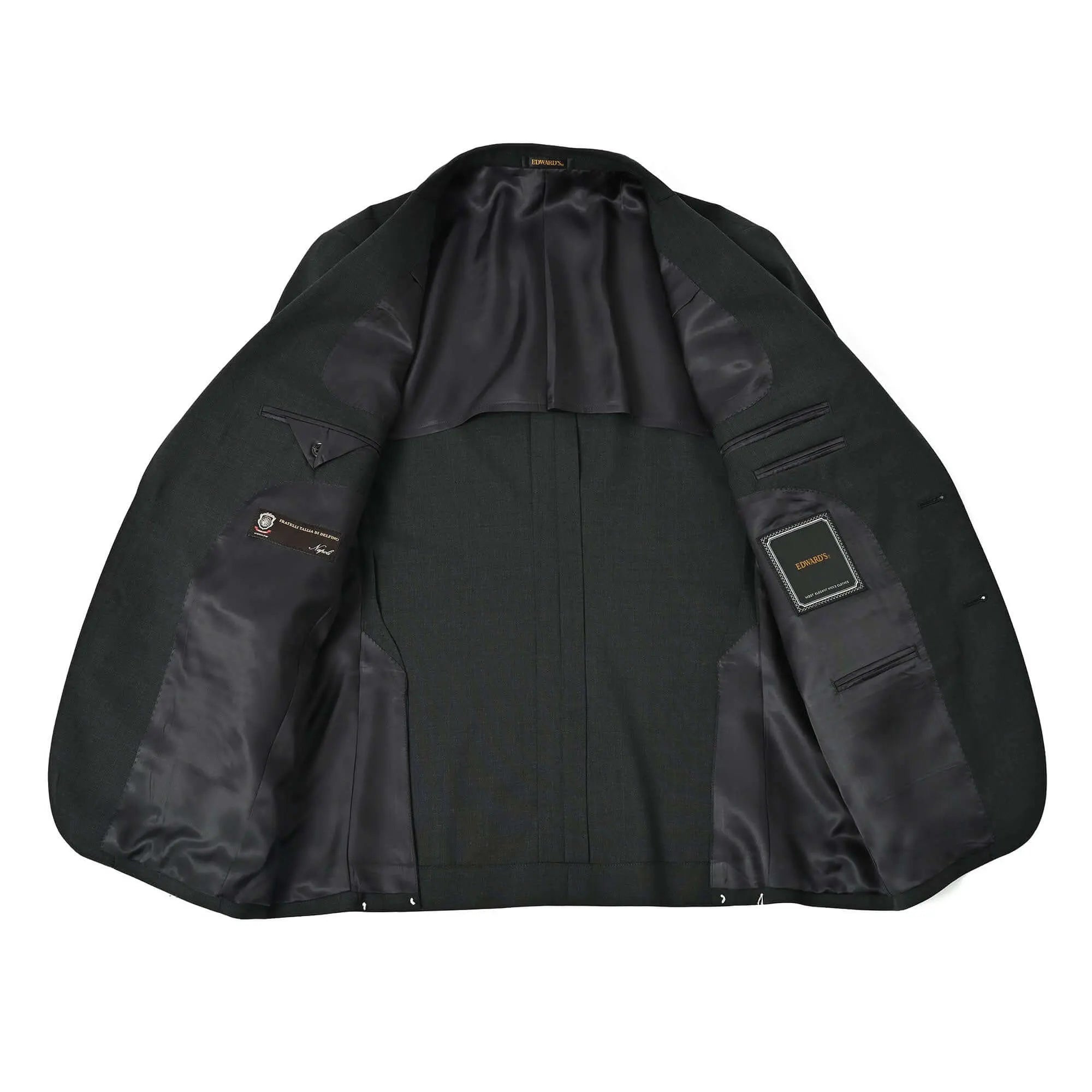 Fratelli Tallia di Delfino ウールスーツ チャコールグレー GS-700-A