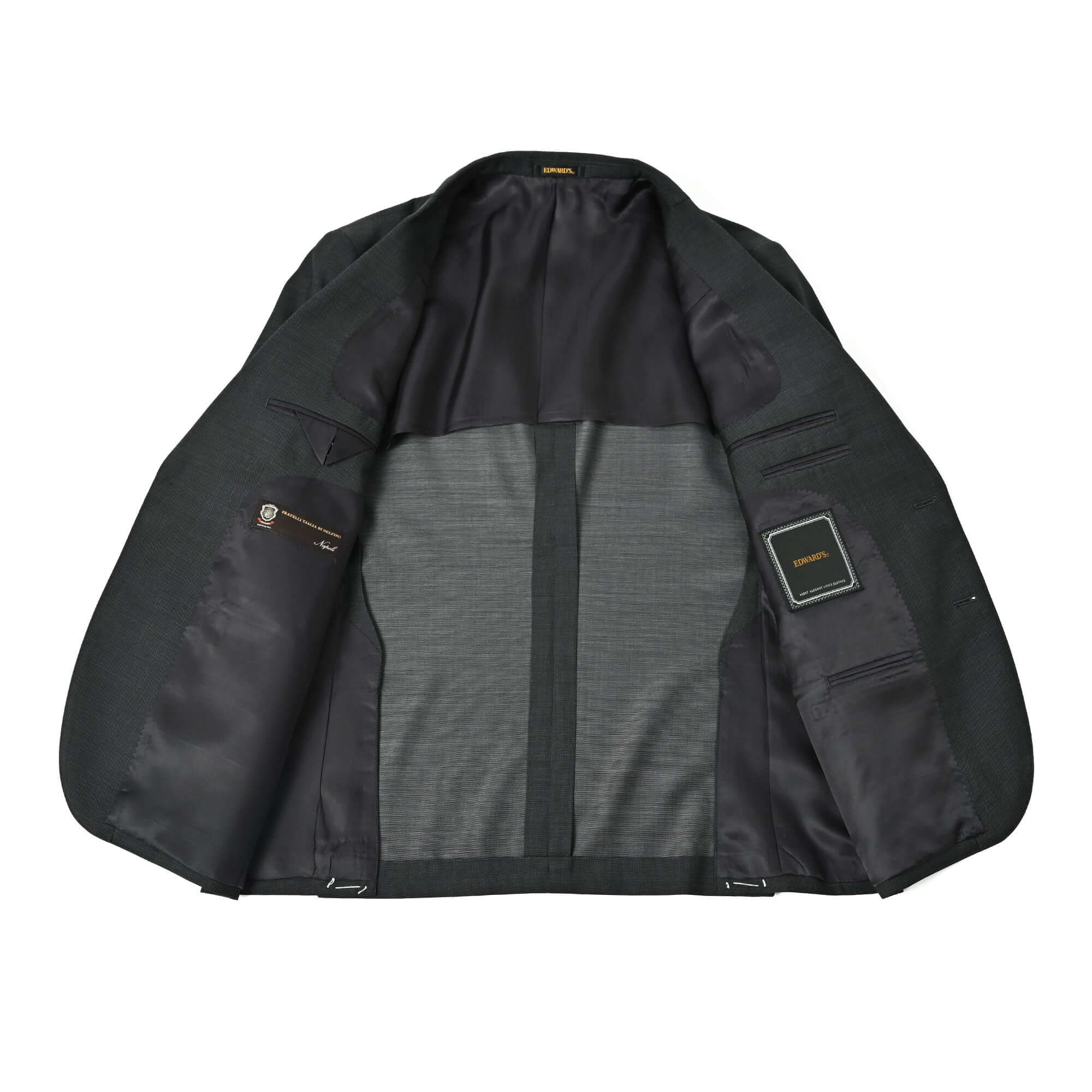 Fratelli Tallia di Delfino ウールスーツ ミディアムグレー GS-702-B