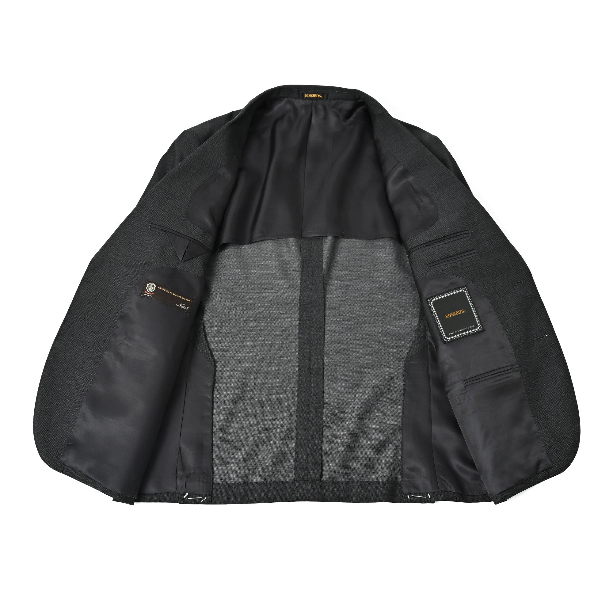 Fratelli Tallia di Delfino ウールスーツ ミディアムグレー GS-702-B