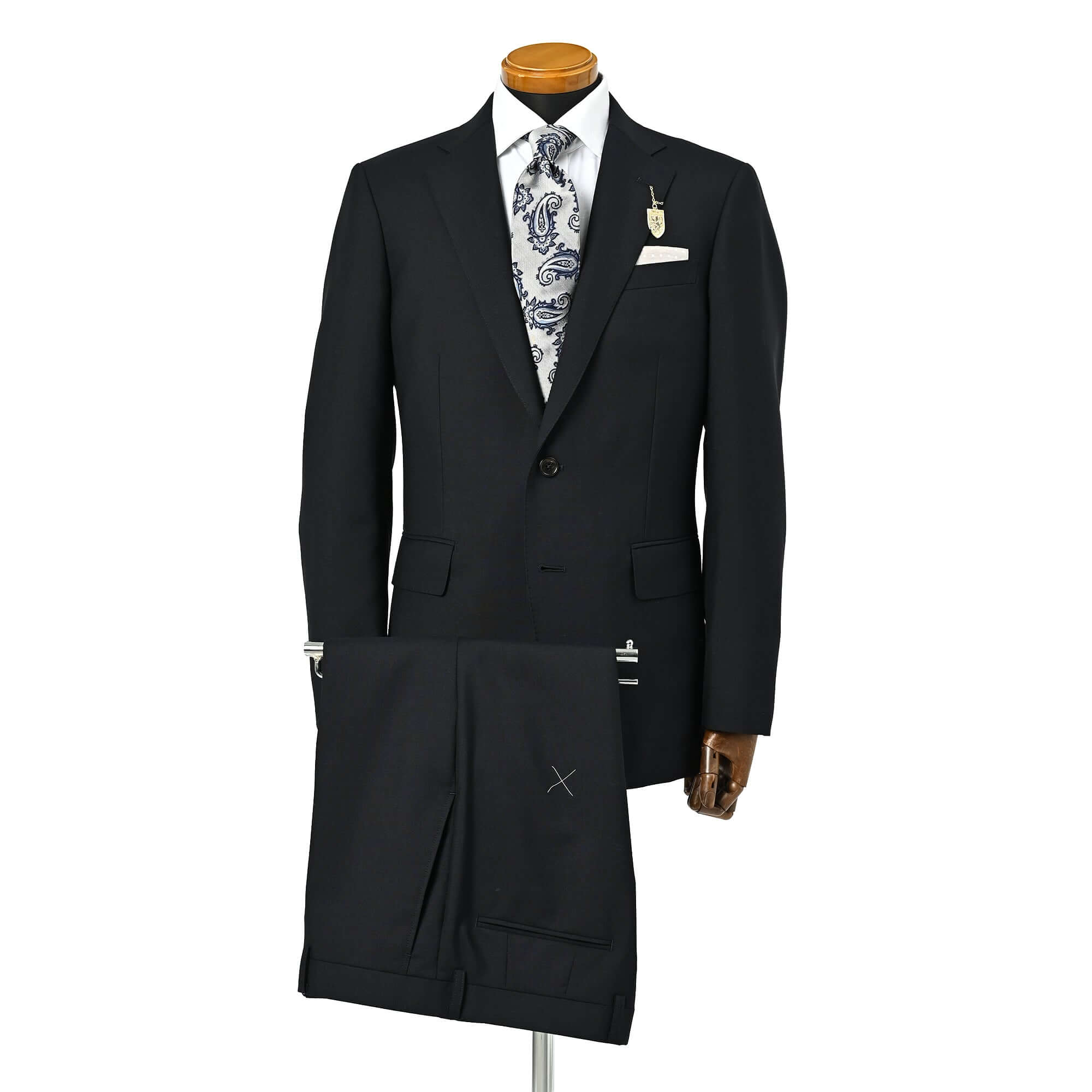 ウール ドライタッチ スーツ ダークネイビー GS-705-D