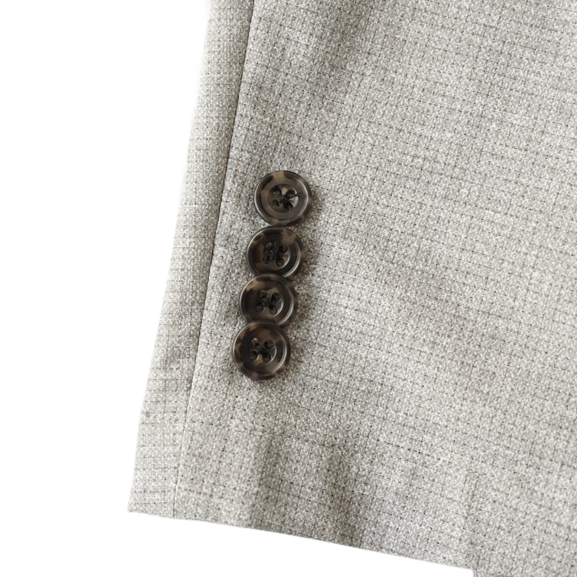 EDWARD'S Hof - COOL DOTS® ドビープリント ストレッチ ジャケット グレー HJ-571-C