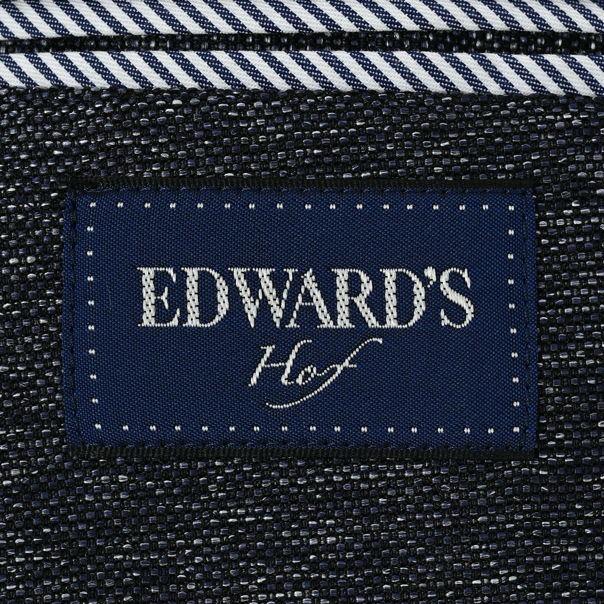 EDWARD'S Hof - カラミ織 ストレッチ ライトウェイト ジャケット / ブルー / S~LL,BM~BLL