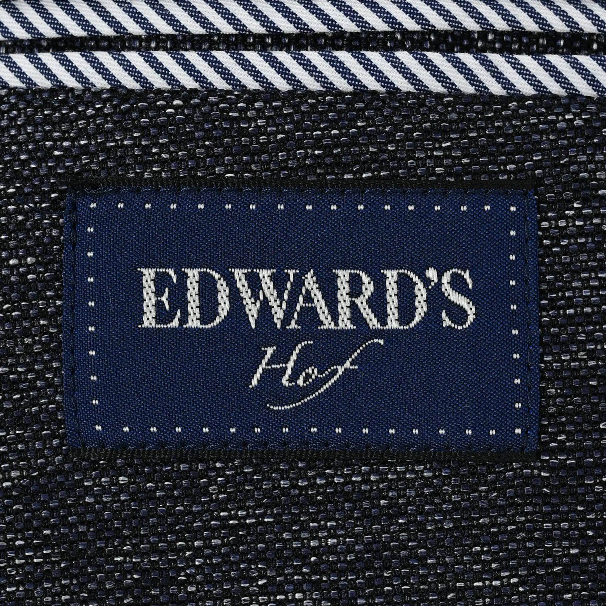 EDWARD'S Hof - カラミ織 ストレッチ ライトウェイト ジャケット ブルー HJ-573-E