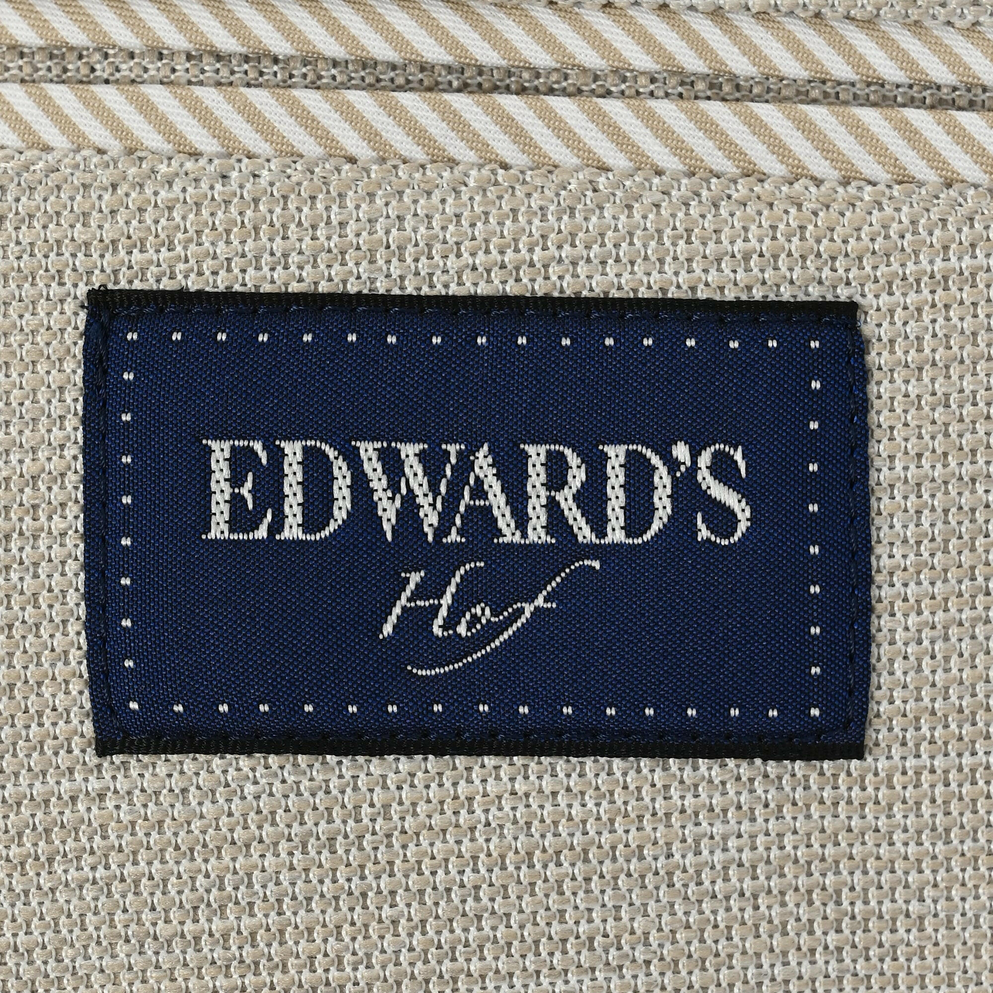 EDWARD'S Hof - カラミ織 ストレッチ ライトウェイト ジャケット / ベージュ / S~LL / HJ-573-H