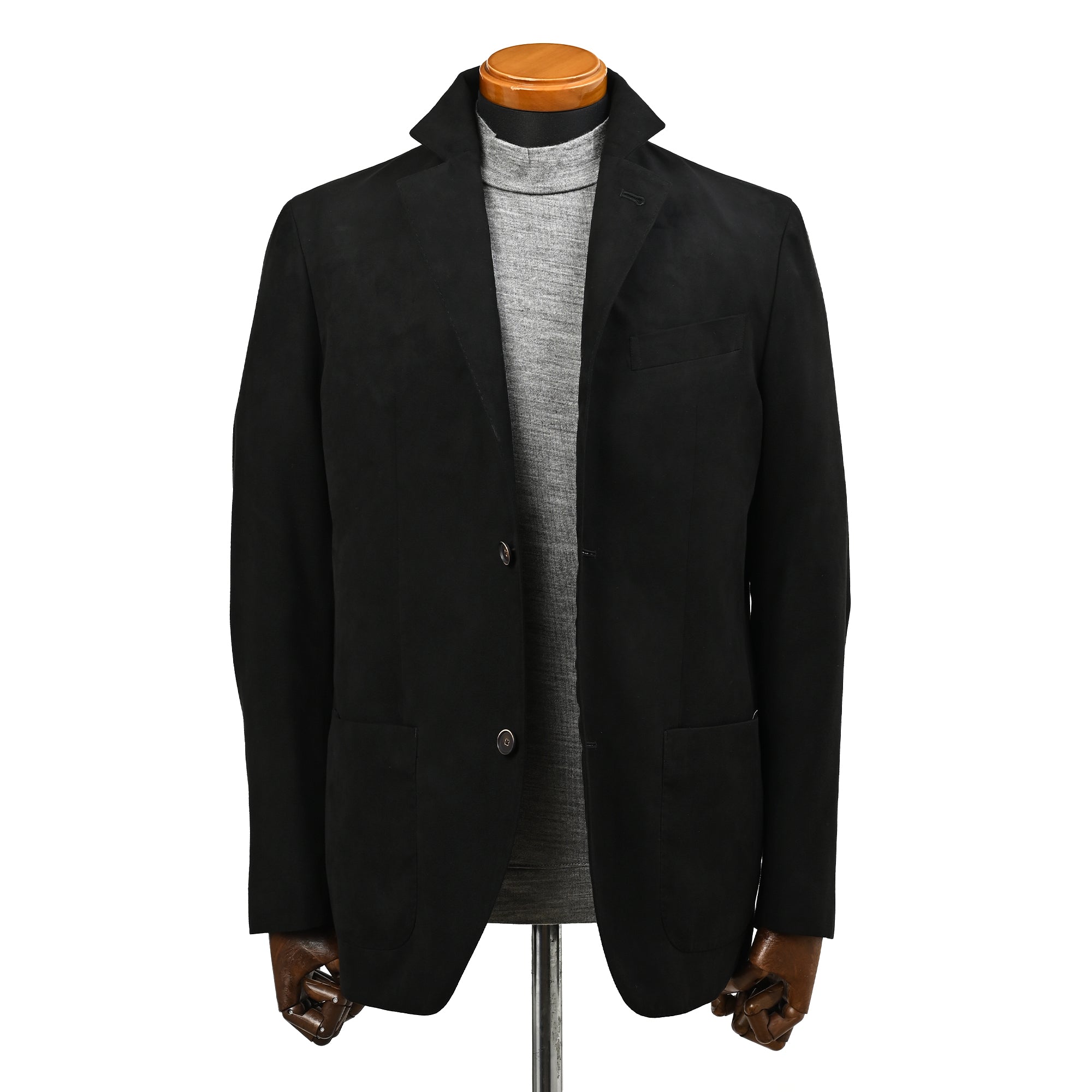 スエード コンバーチブル ジャケット / ブラック / M~LL寸 / HJ-673-X