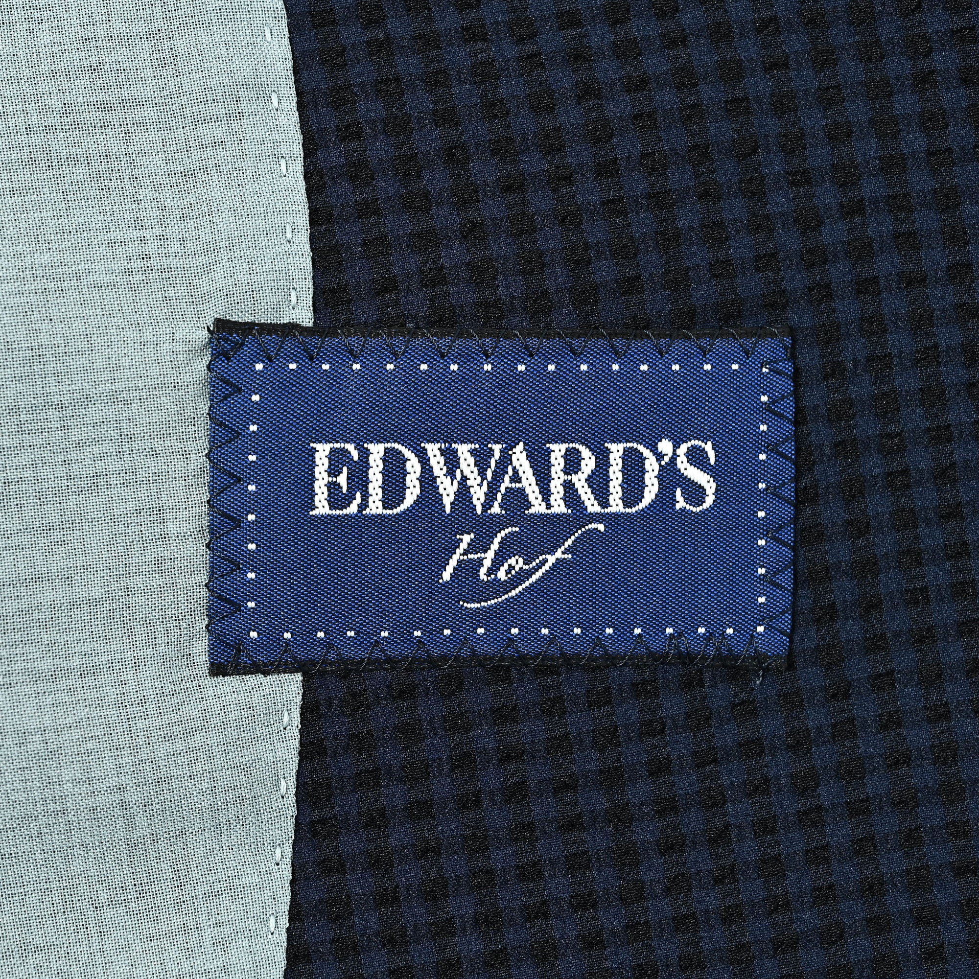 ストレッチ 速乾 シアサッカー ジャケット ギンガム セットアップ対応 ダークネイビー HJ-771-D