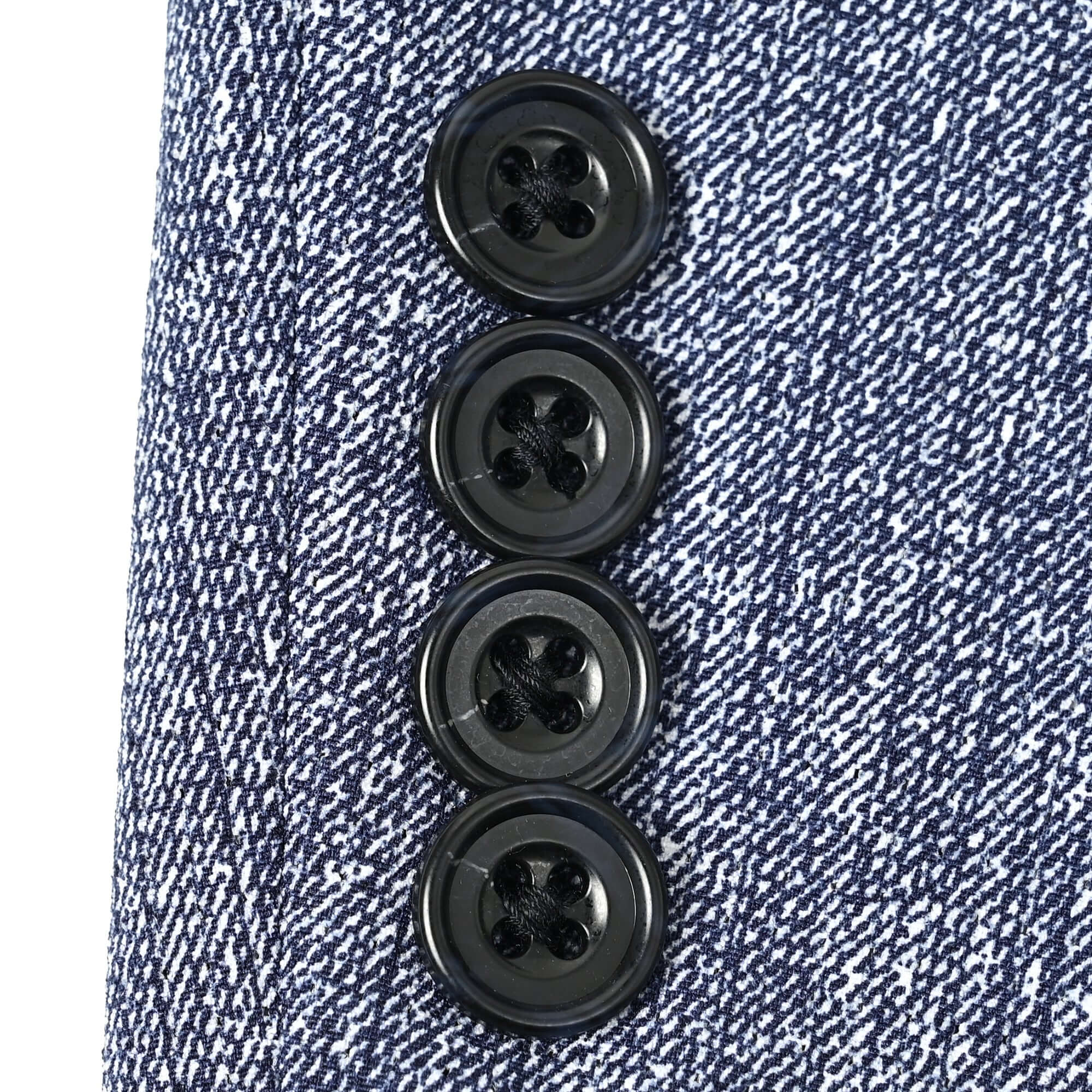 DOT AIR PRINT ジャケット インクブルー HJ-772-E