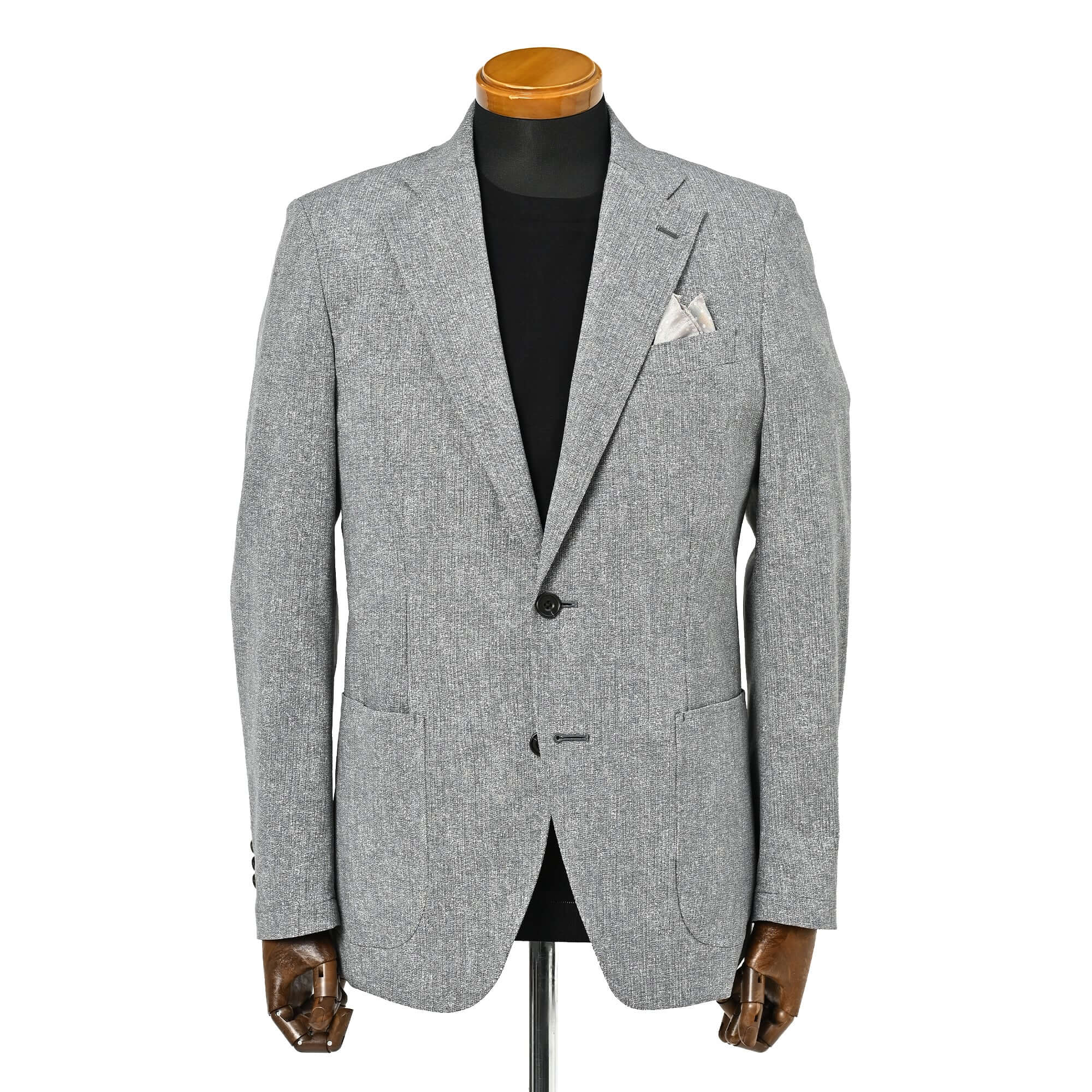 DOT AIR PRINT ジャケット ミディアムグレー HJ-772-B