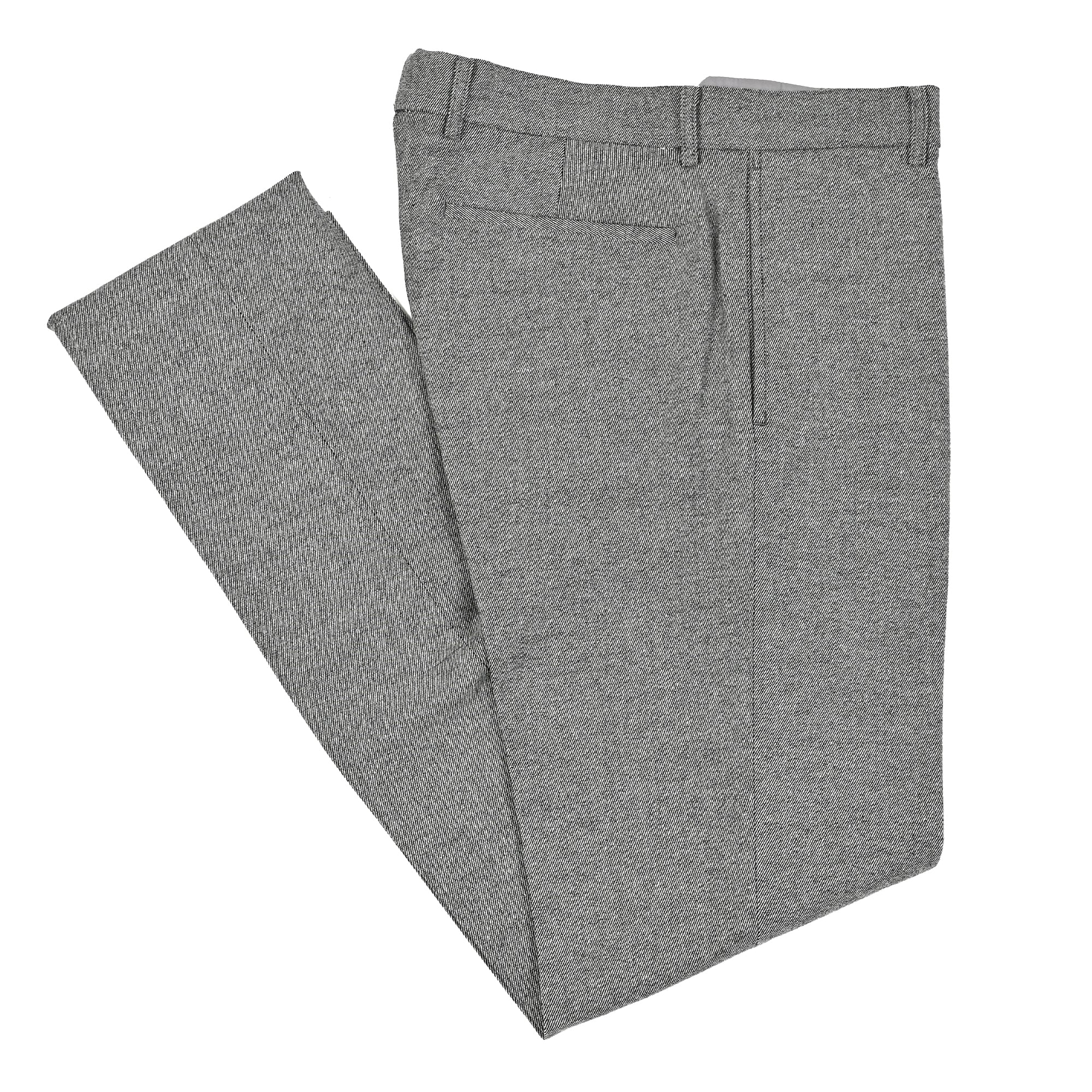 フラノ ストレッチ トラウザーズ / ライトグレー / 79~97 / HL-672-C