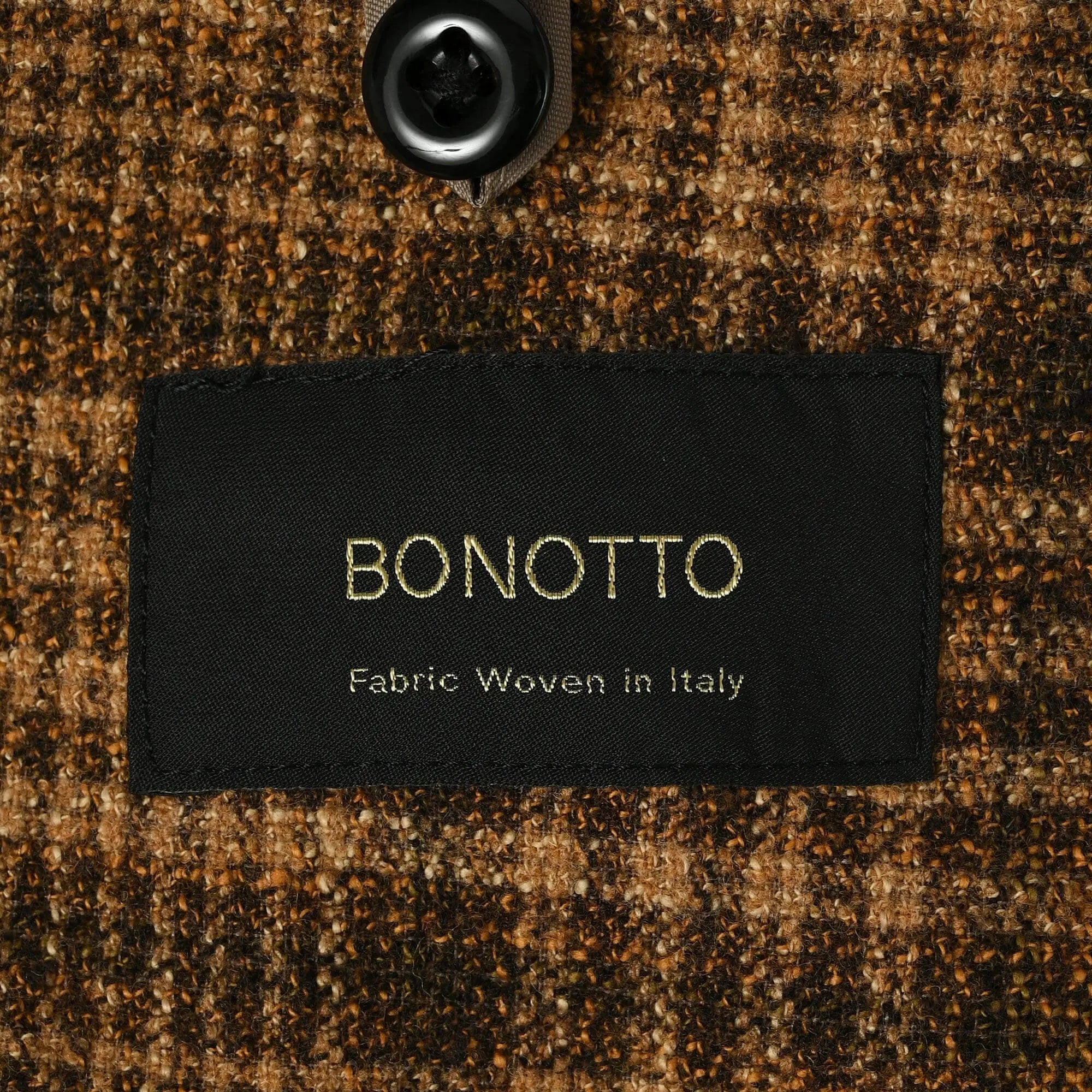 BONOTTO ツイード ジャケット グレンチェック ブラウン J-302-G