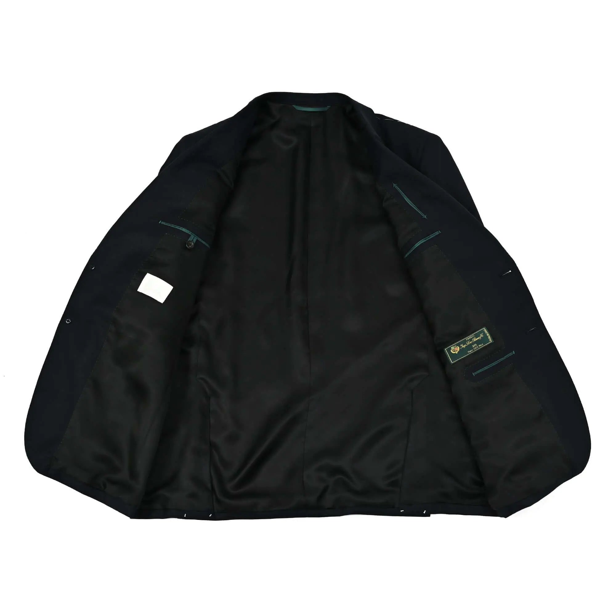 Loro Piana 365 SUPER130'S ウール ジャケット ネイビー J-622-D