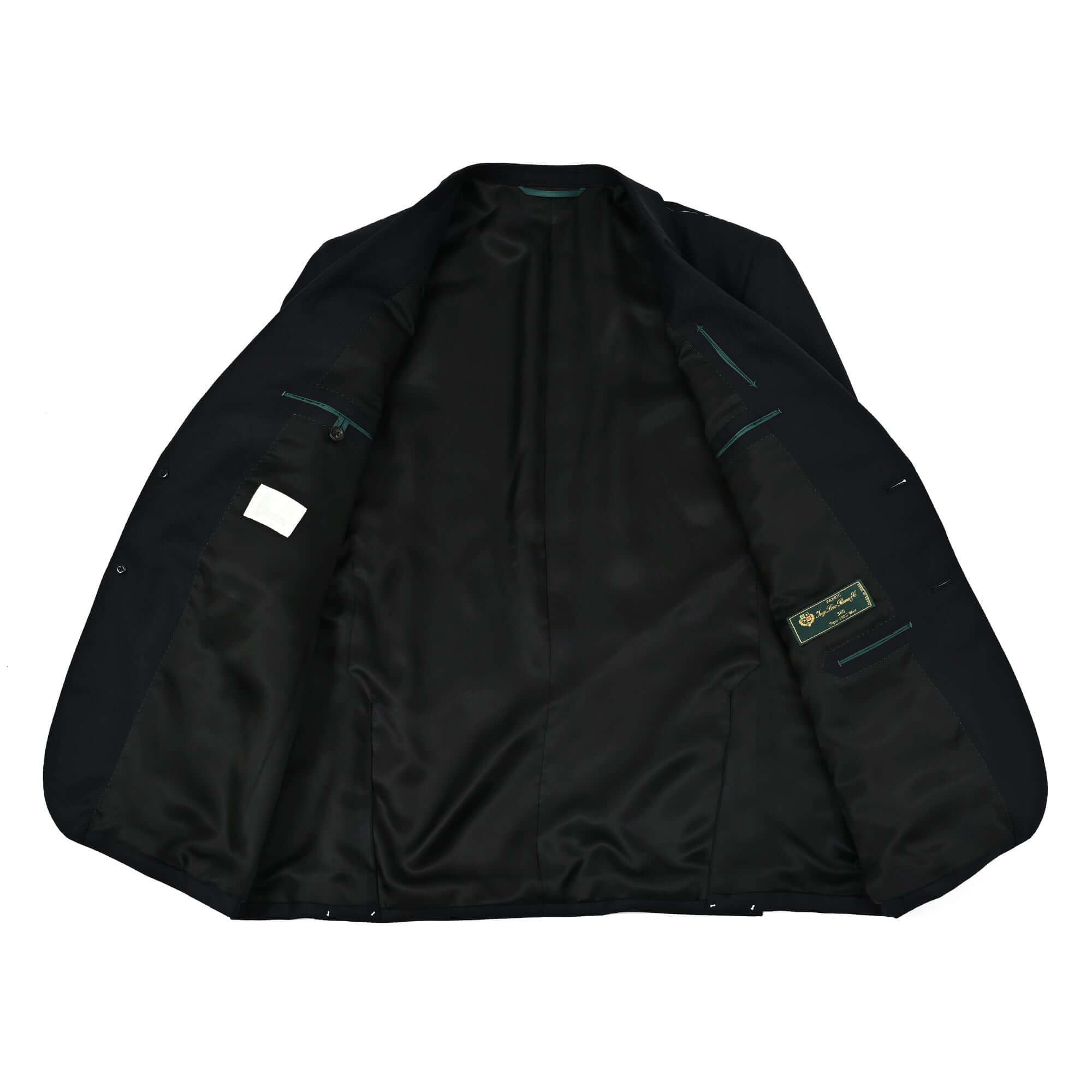 Loro Piana 365 SUPER130'S ウール ジャケット ネイビー J-622-D