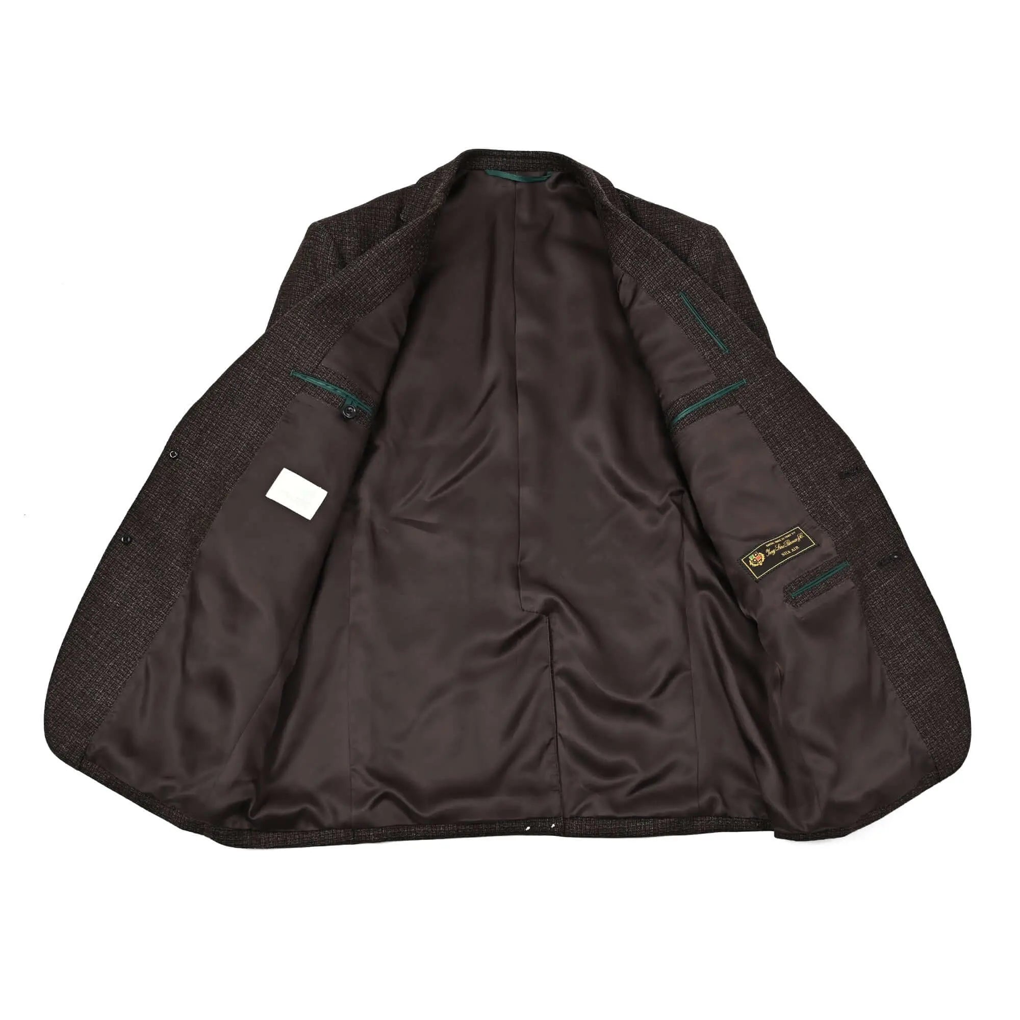 Loro Piana Silk Air ウール カシミア シルク混 ジャケット ブラウン J-623-G