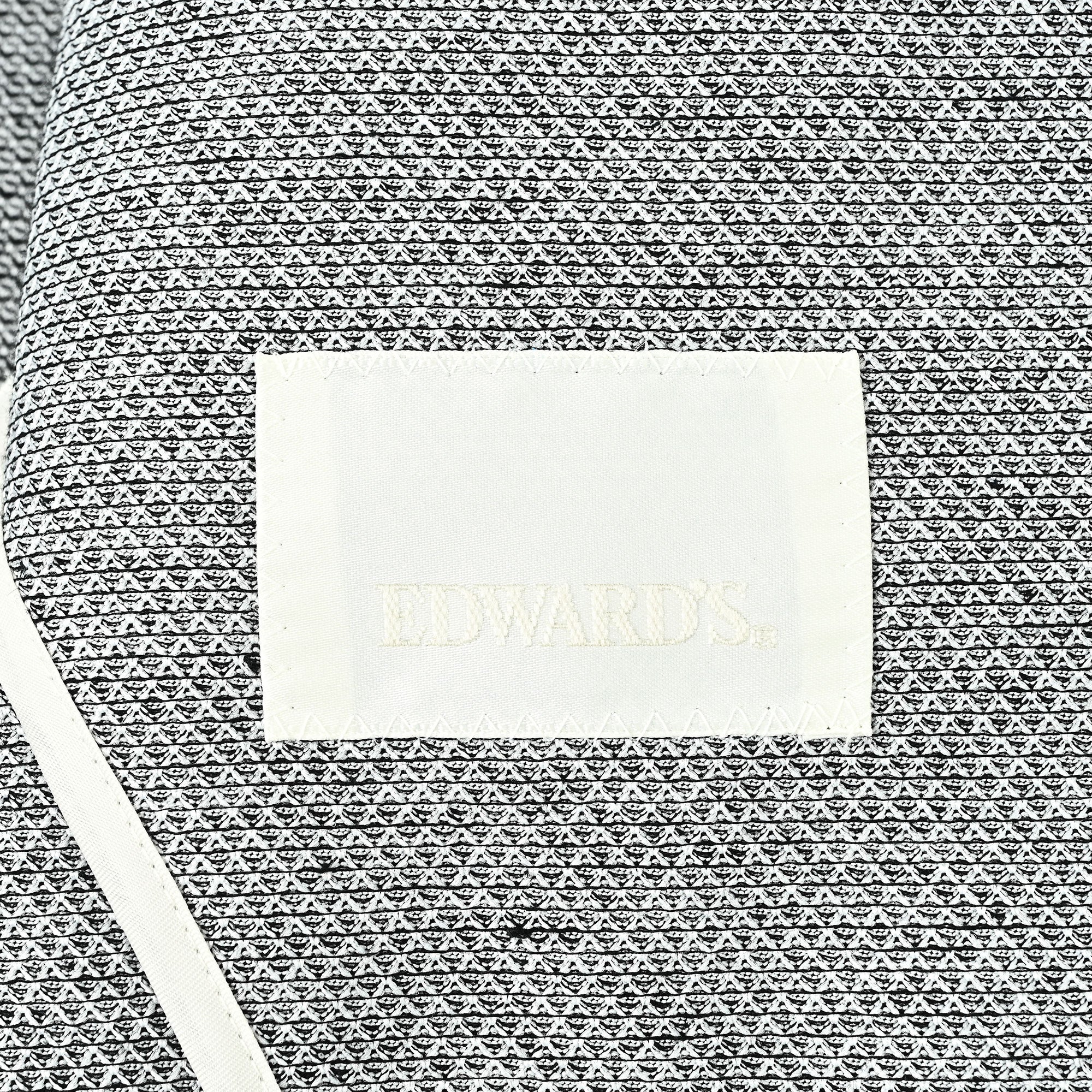 カラミ織 ウール リネン ストレッチ ライトウェイト ジャケット ミディアムグレー J-703-B