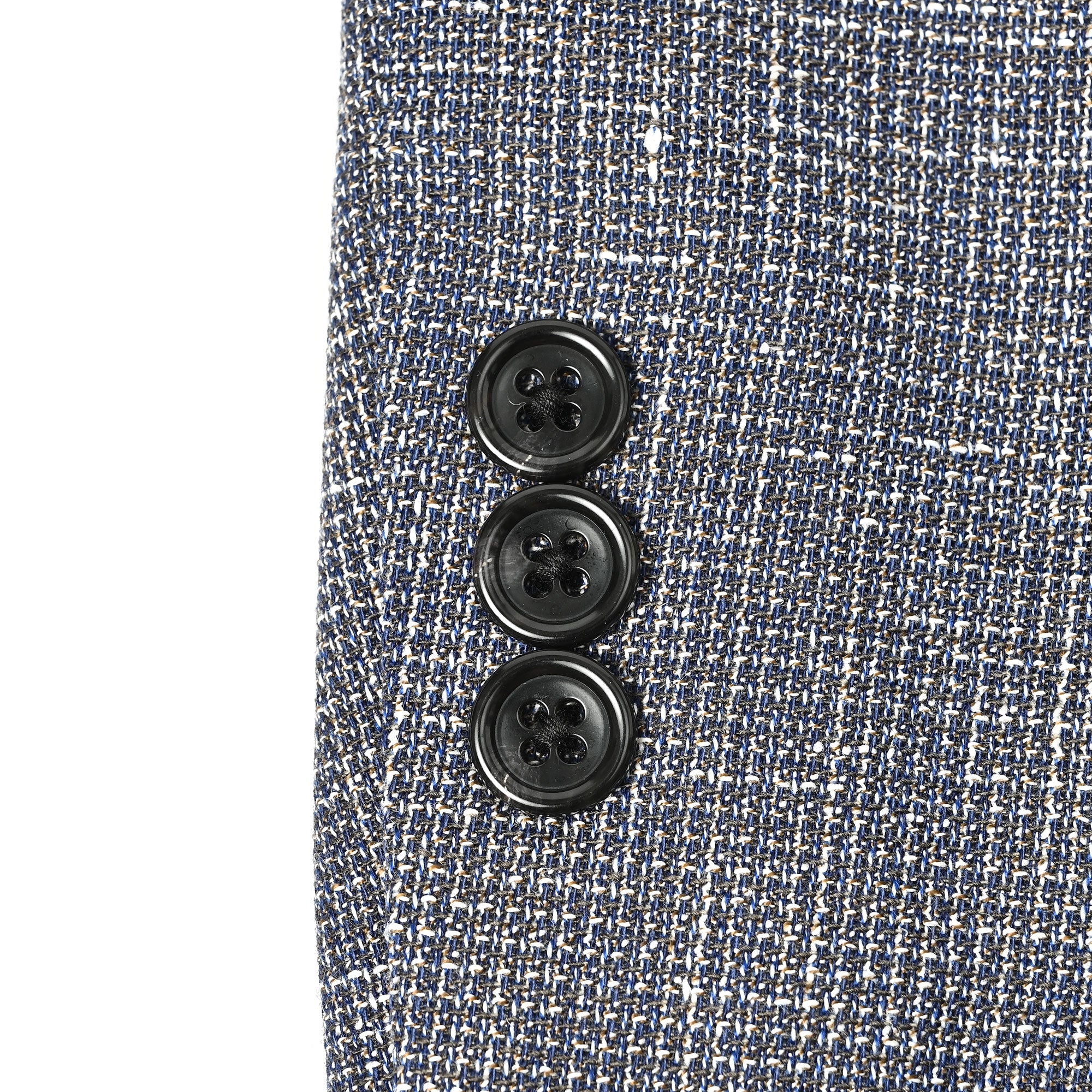 Paulo de Oliveira BASKET ウール リネン混 ストレッチ ライトウェイト ジャケット ダークブラウン J-704-G