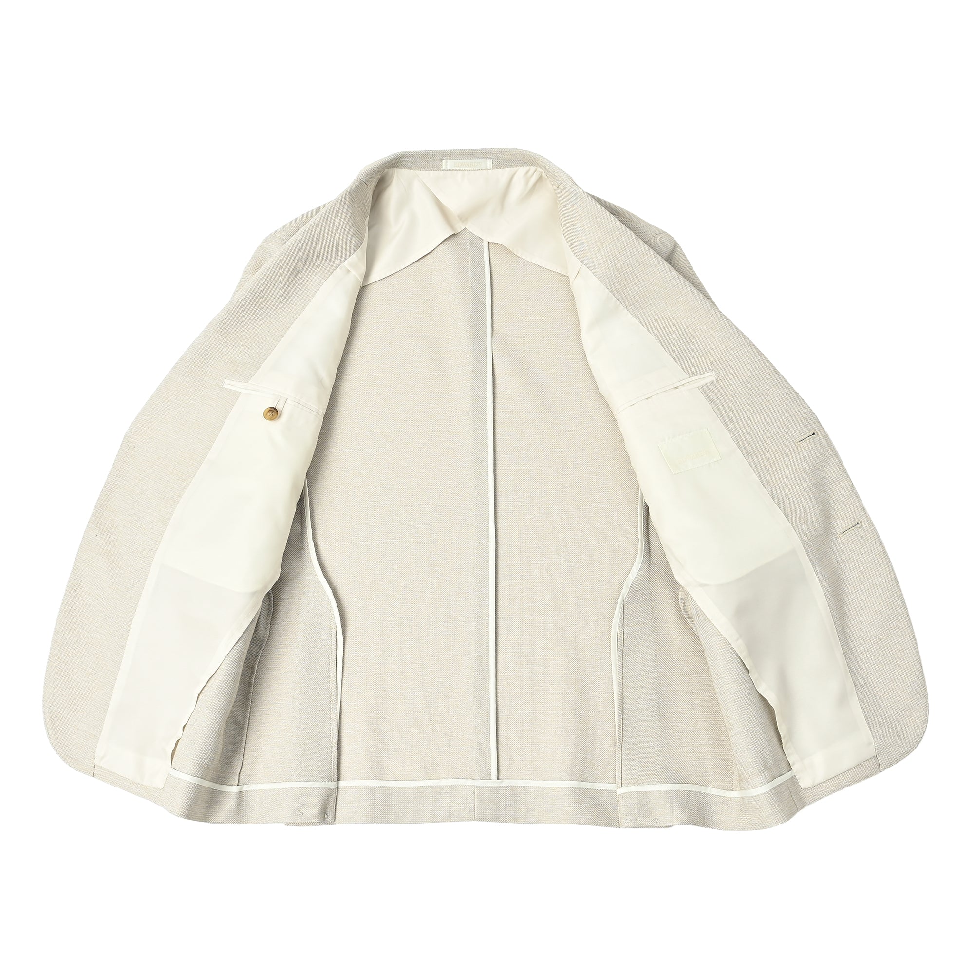 【一部店舗商品】カラミ織 ストレッチ ライトウェイトジャケット ベージュ J-720-H