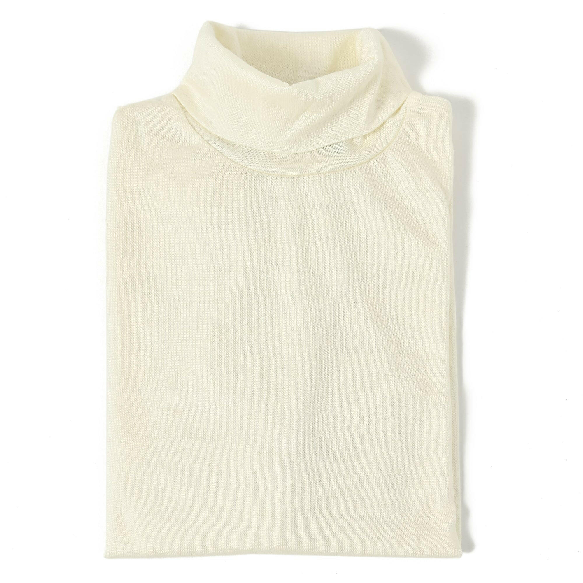 EDWARD'S - ハイゲージ タートルネック セーター / アイボリー / M,L,LL.