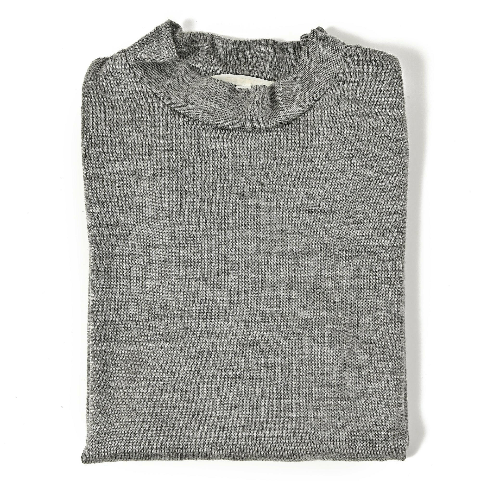 EDWARD'S - ハイゲージ モックネック セーター / グレー / M,L,LL.