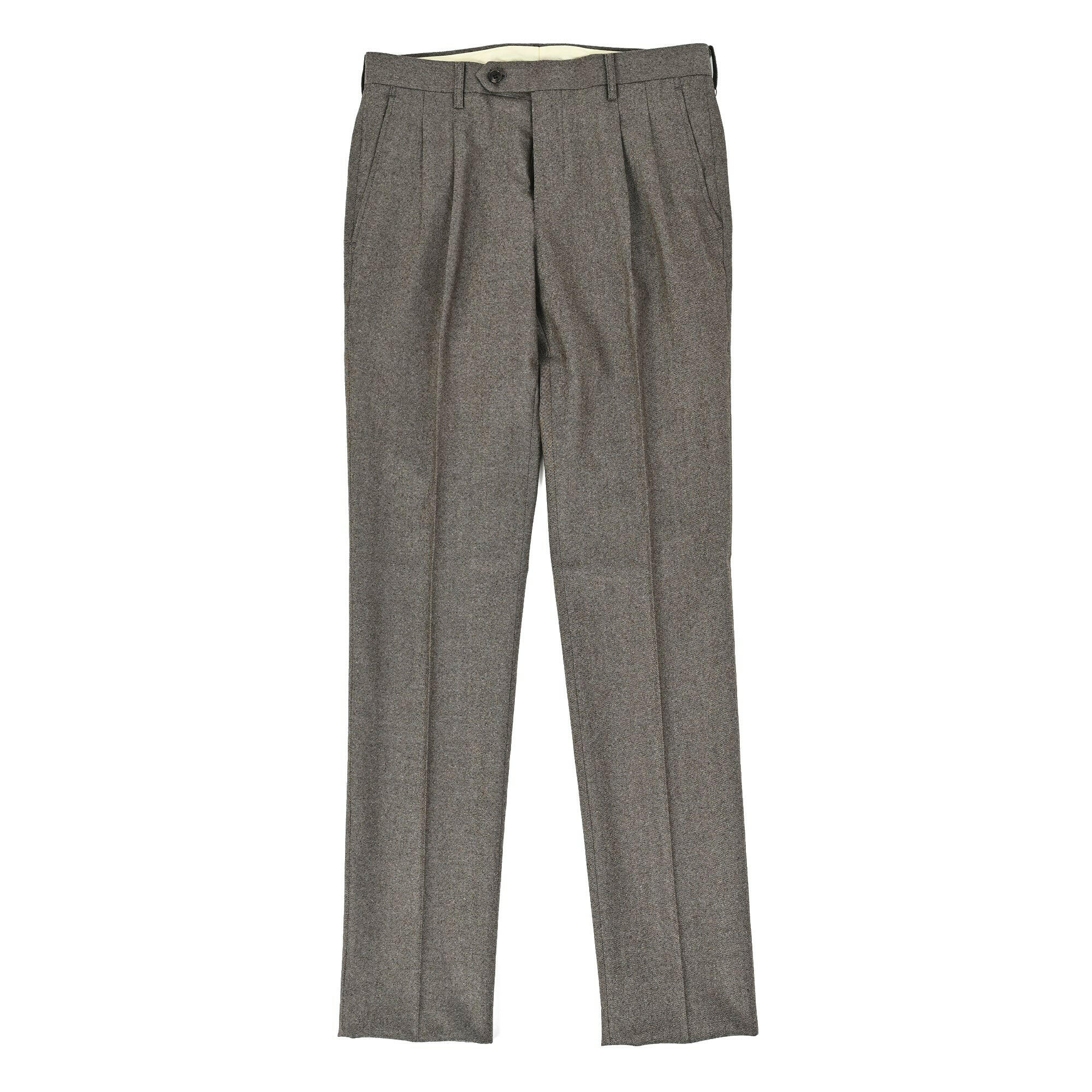 ウールブレンド 2タック ストレッチ スラックス / 79-97.