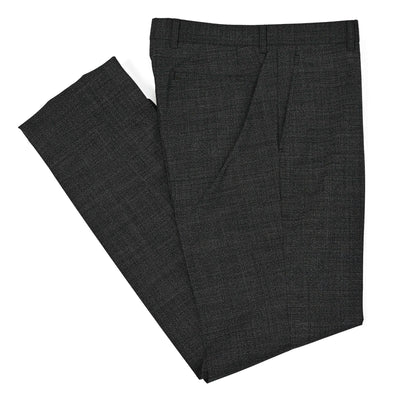 ウールブレンド ウォッシャブル ナチュラルストレッチ スラックス / グレー