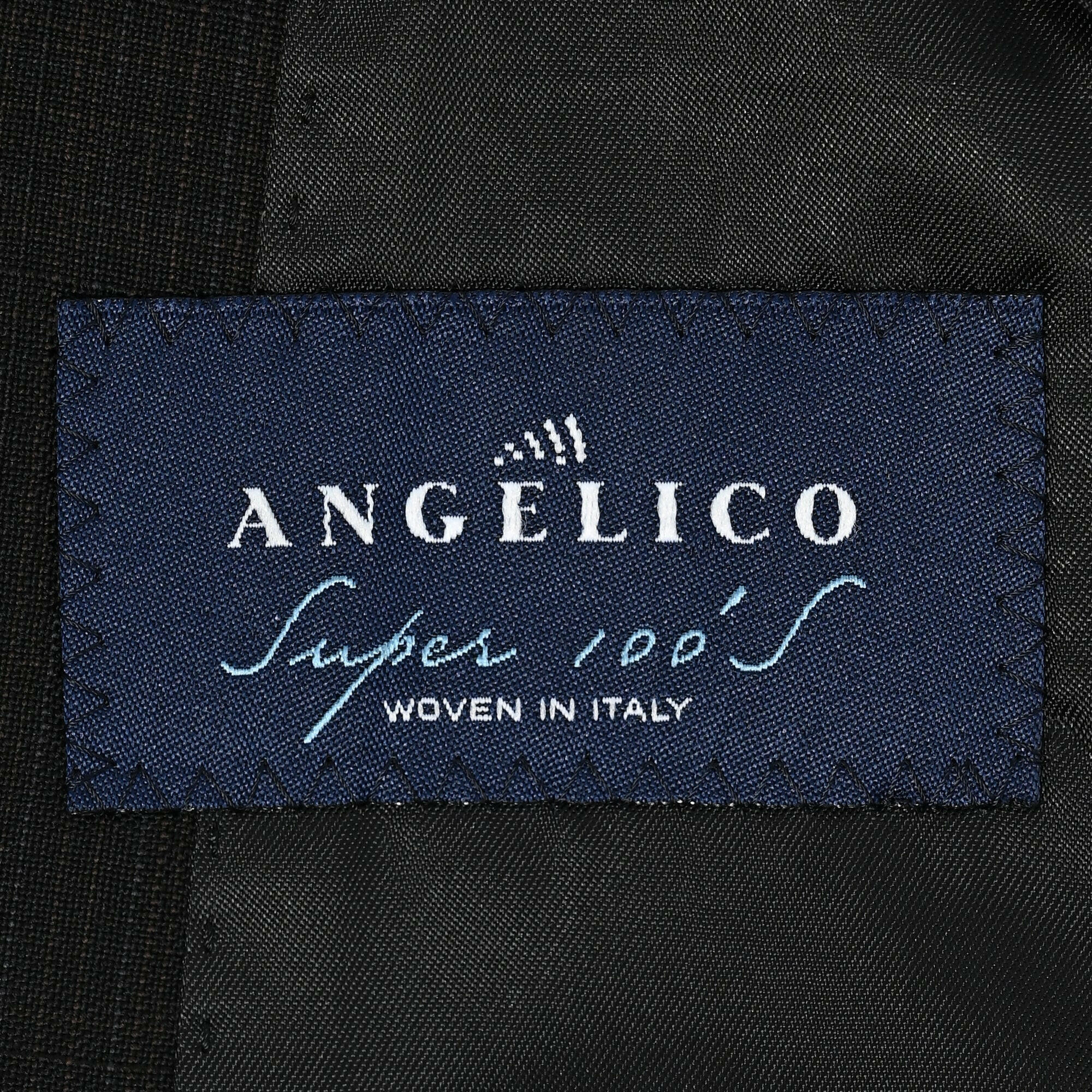 【防シワ】ANGELICO - ウール スーツ ブラック / AB体.