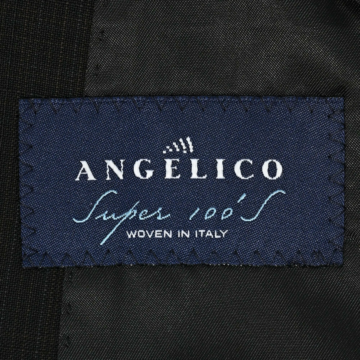 【防シワ】ANGELICO - ウール スーツ ブラック S-513-X
