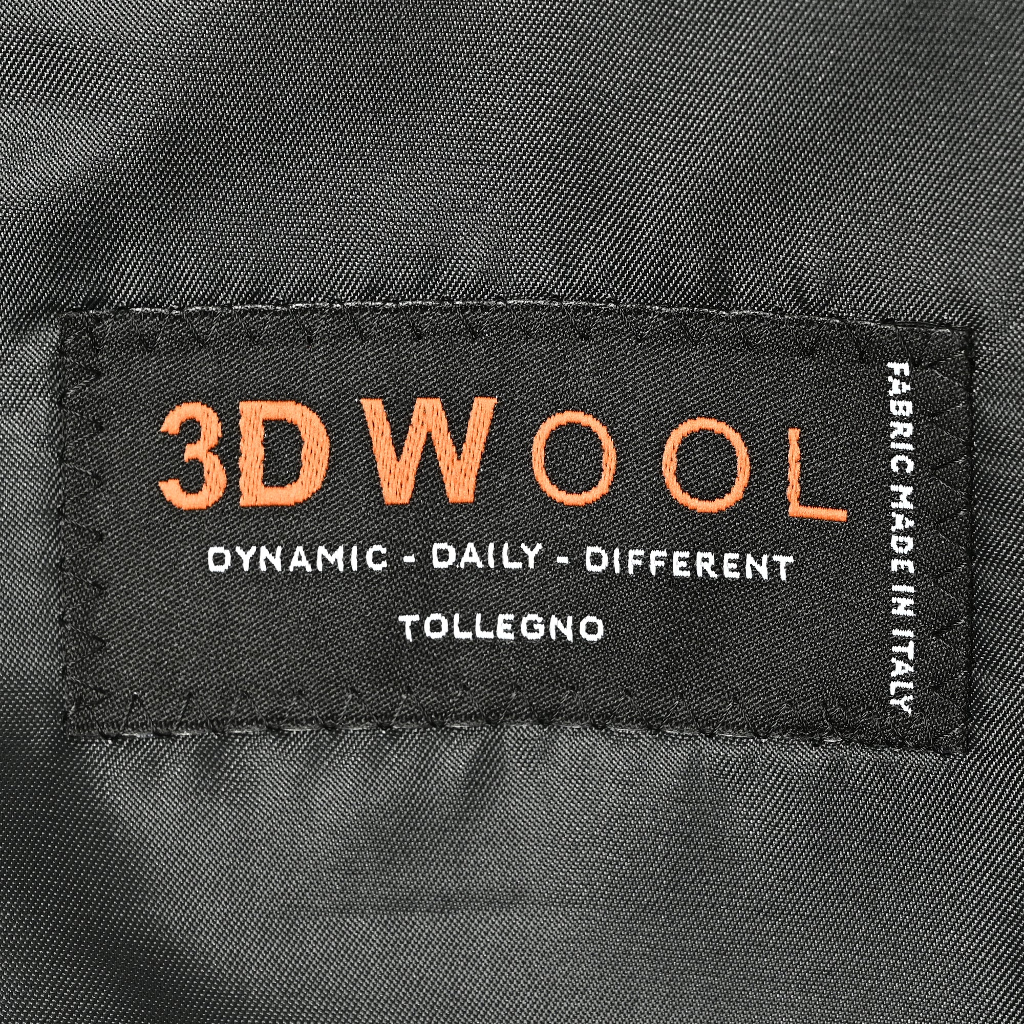 Tollegno(トレーニョ)3D wool ウールスーツ グレンチェック / ミディアムグレー / A体,AB体 / S-603-B