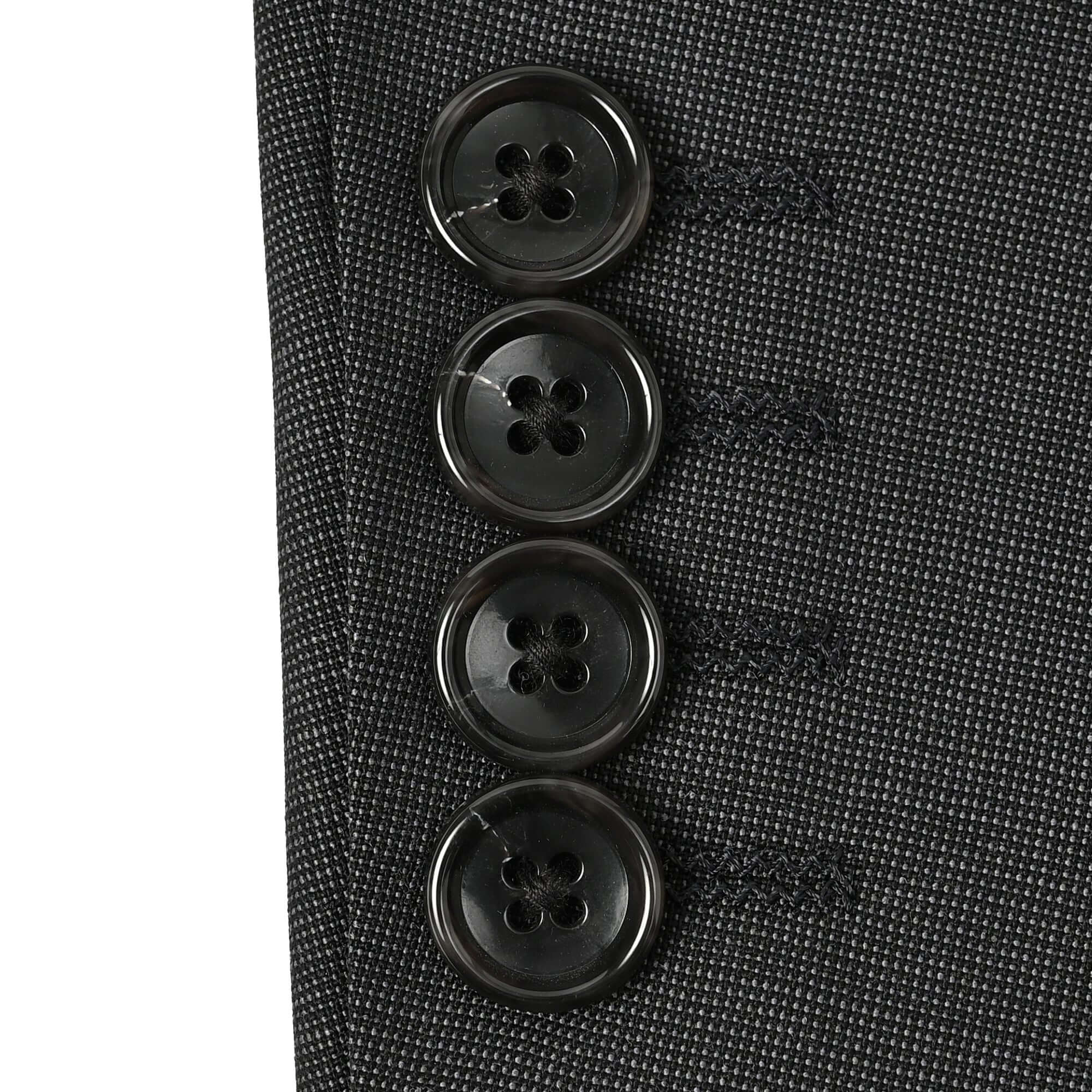 Super100'S ウール ツーパンツスーツ チャコールグレー S-710-A