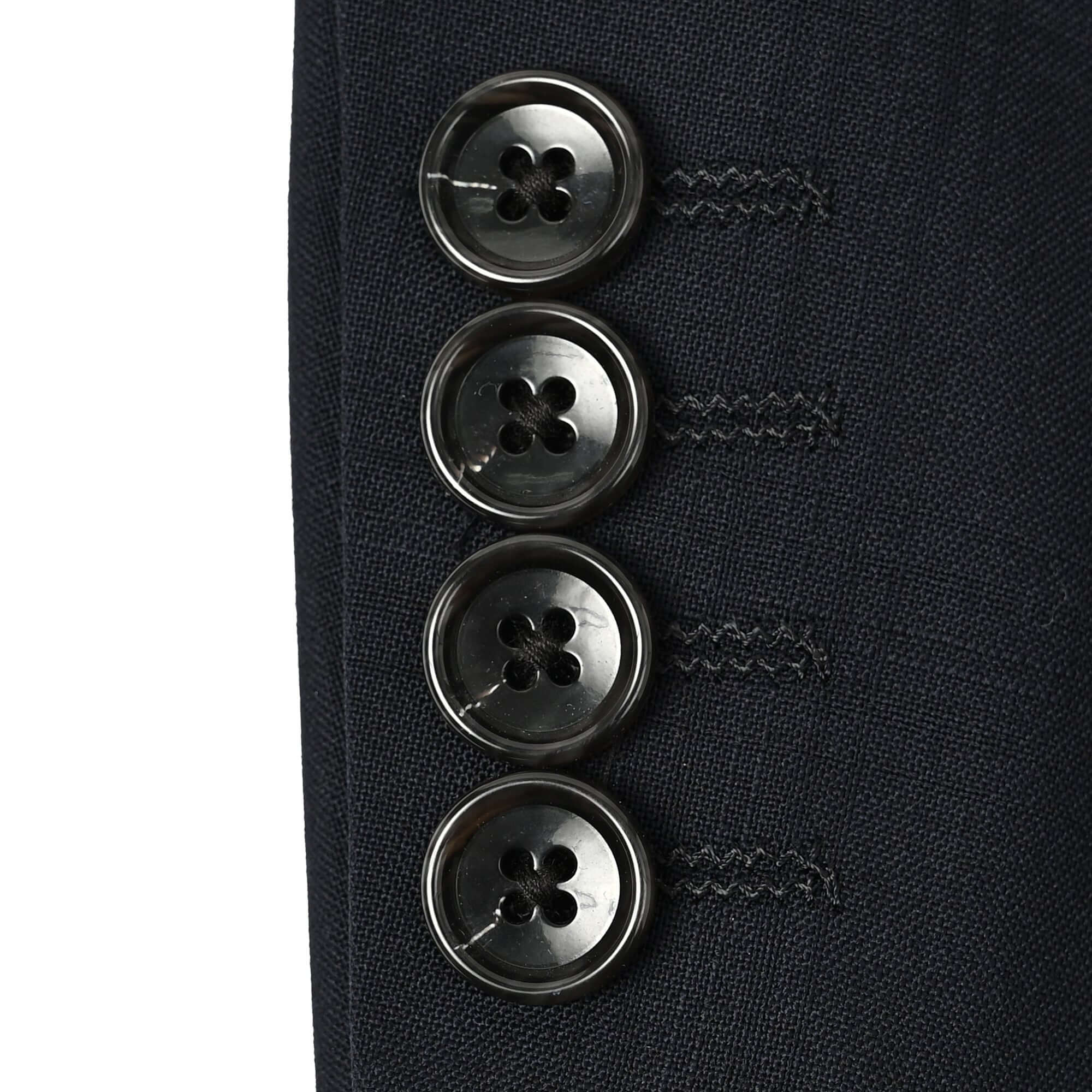 【ツーパンツ】ウール スーツ シャドーチェックダークネイビー S-712-D