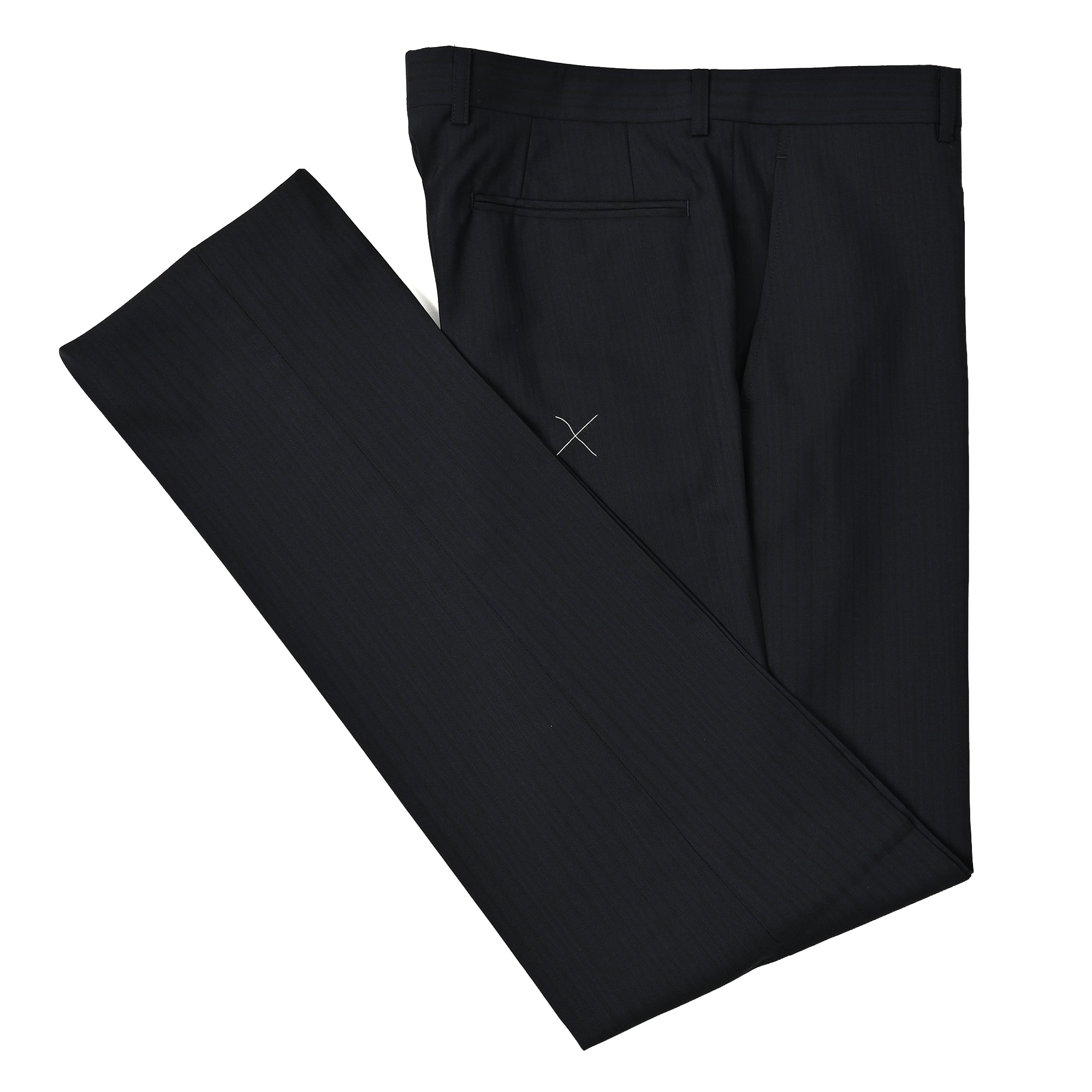 【一部店舗商品】Super100’S ウール スーツ シャドーストライプ ダークネイビー S-720-D