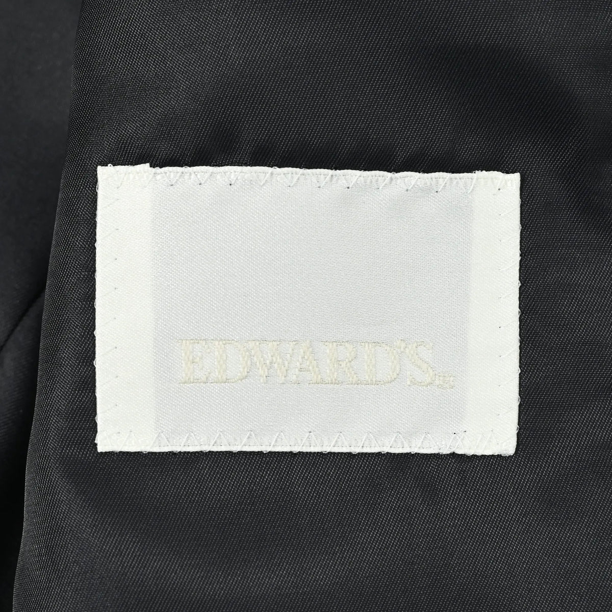 Super140's ウールスリーピースワンタックスーツ オルタネイト ストライプ ネイビーブルー S-813 EDWARD'S