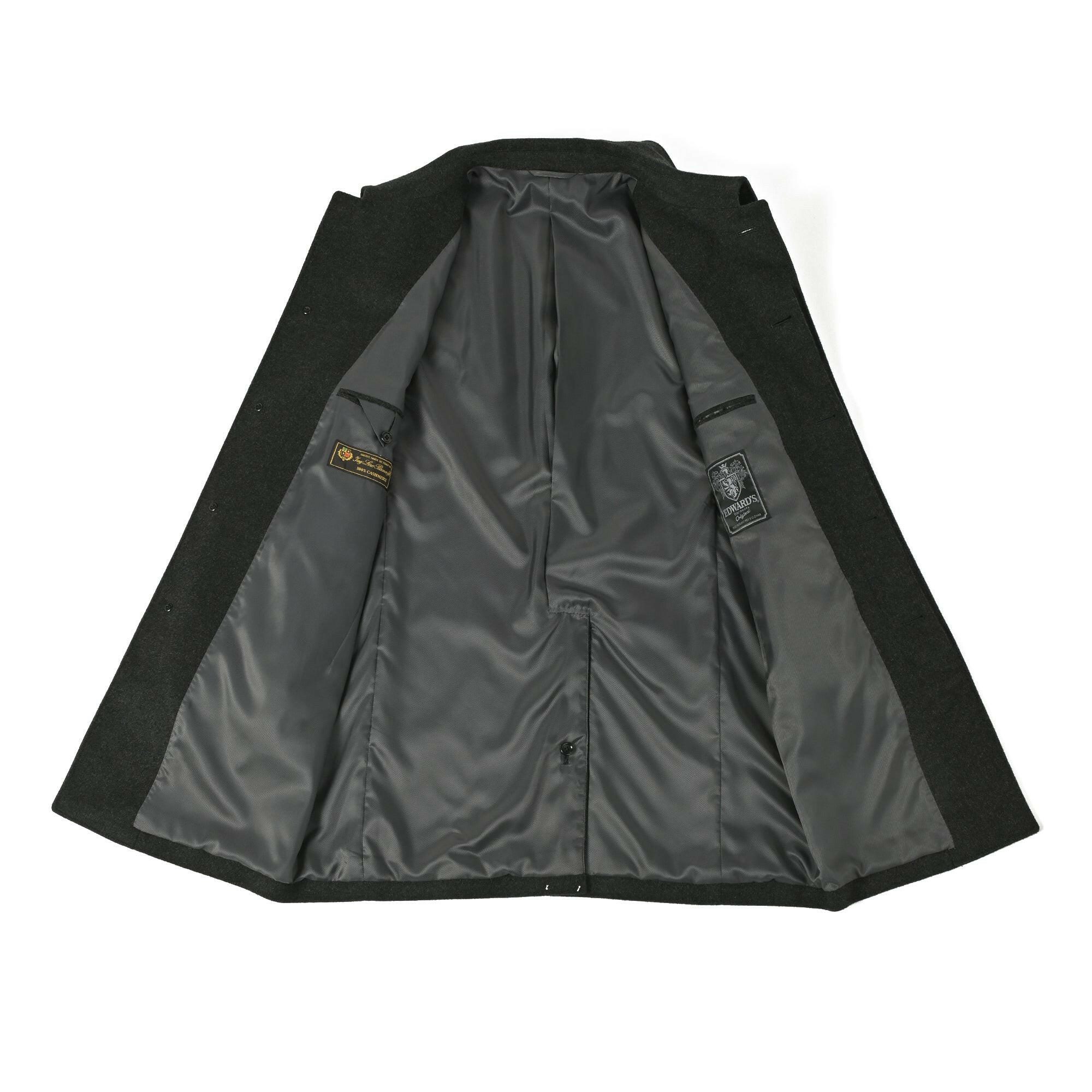 LORO PIANA(ロロ・ピアーナ)カシミヤ ステンカラー コート/ グレー / S,M,L,LL.