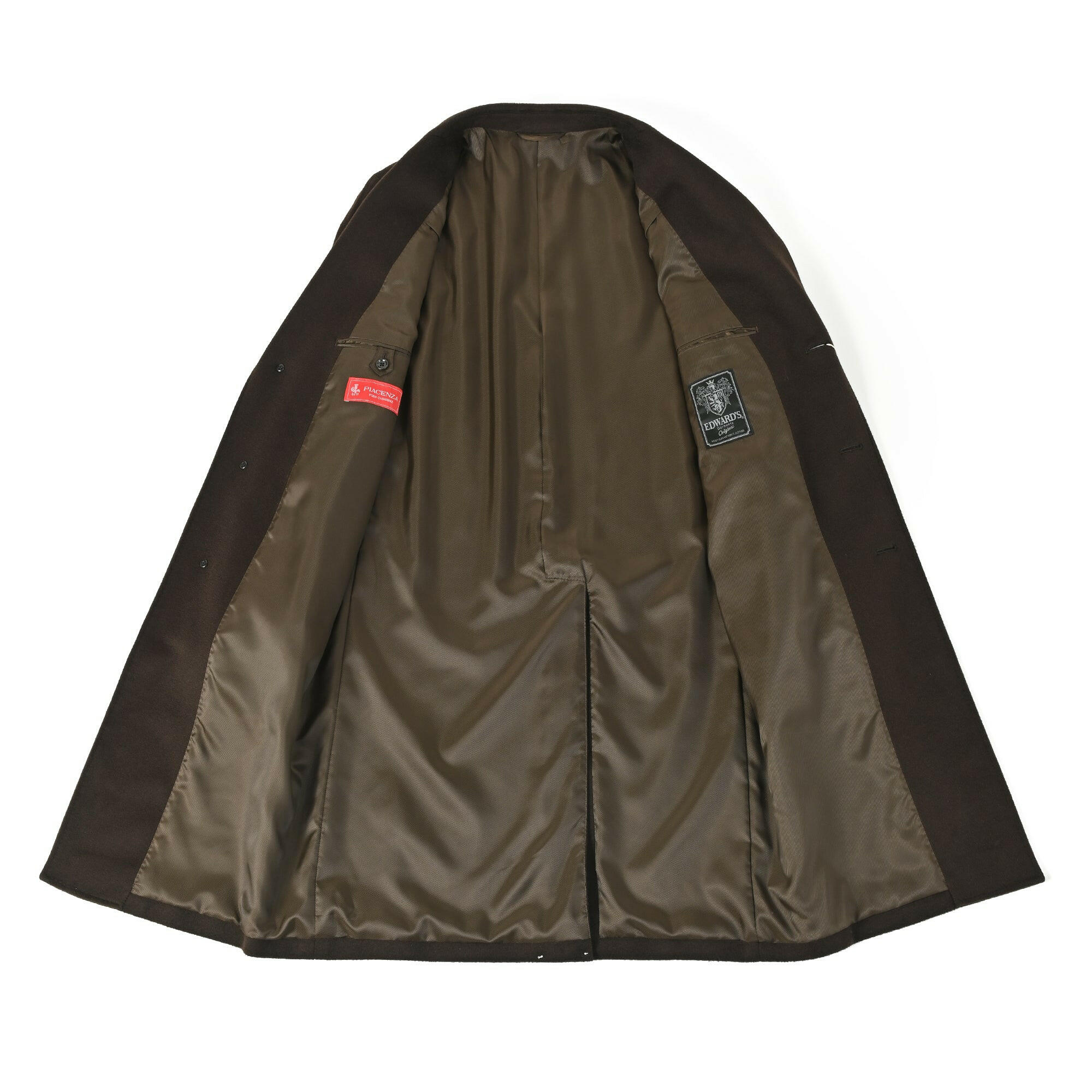 PIACENZA(ピアツェンツァ)カシミヤ チェスター フィールド コート / ブラウン / S,M,L,LL/23aw.