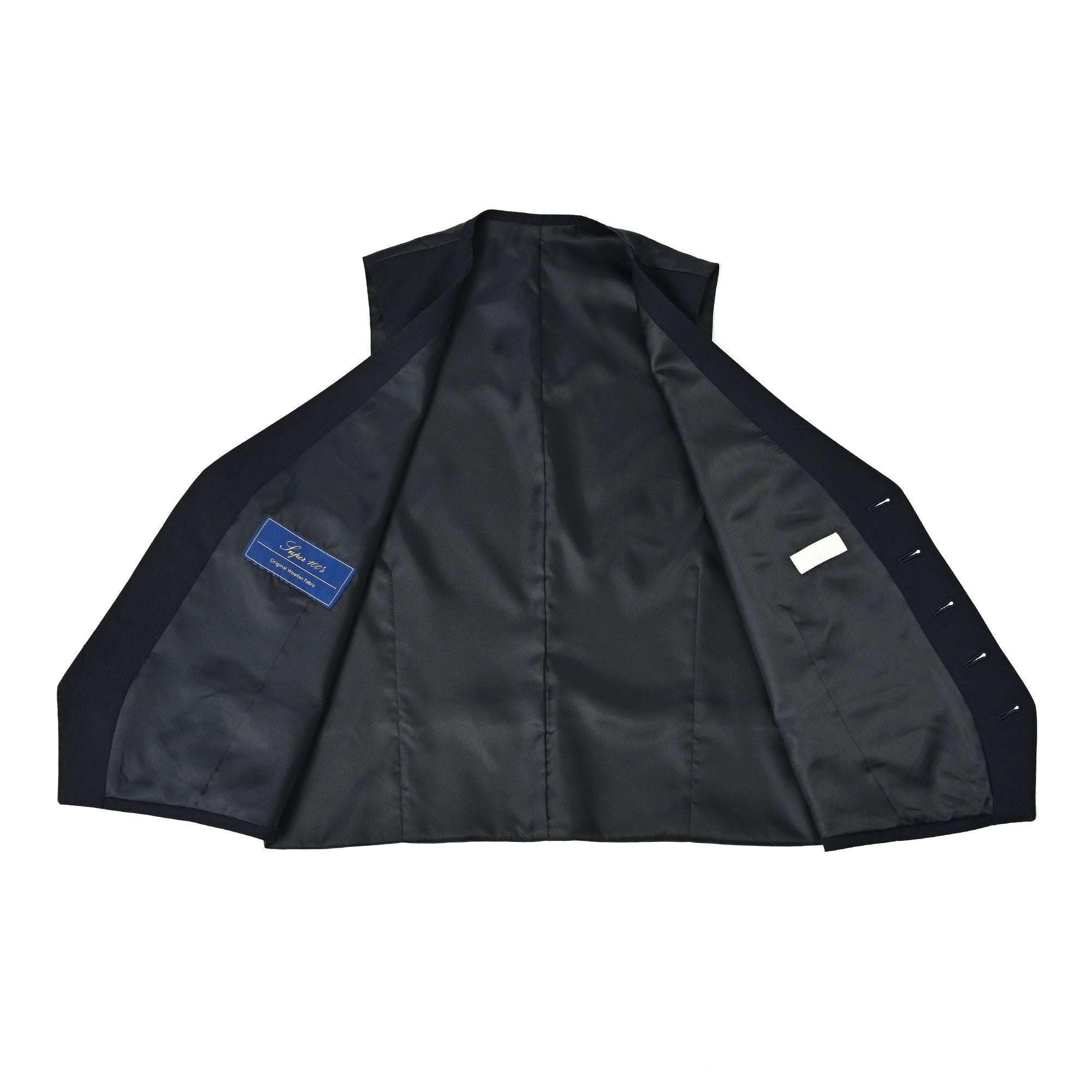 ウール ストレッチ ベスト ダークネイビー Z-504-D