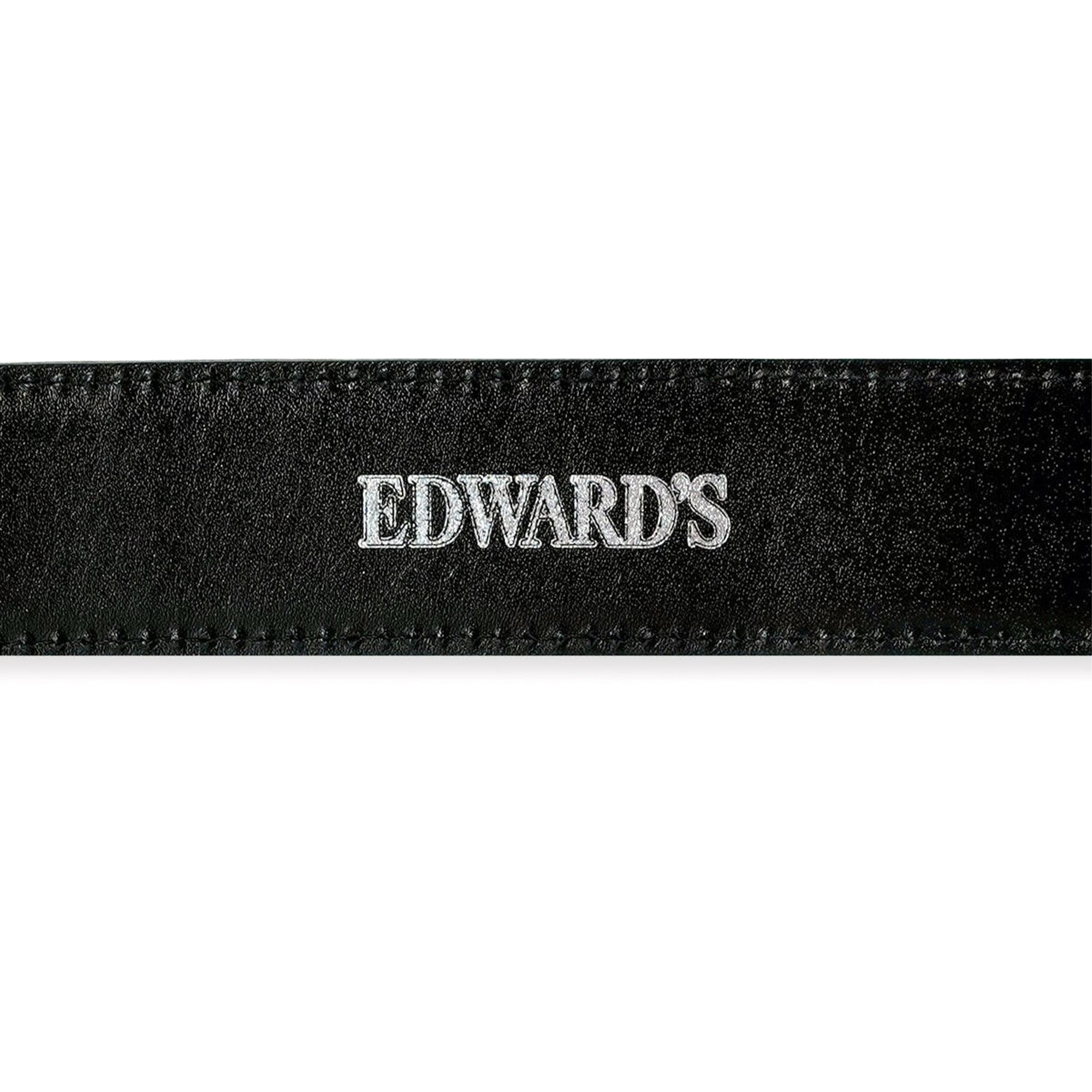 クロコダイル レザー ベルト / ブラック