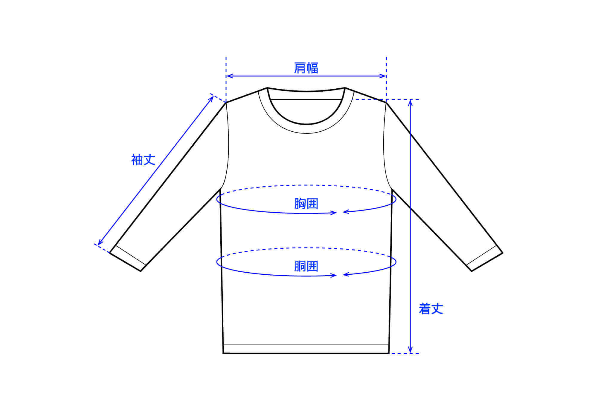 サイズガイド トップス | EDWARD'S(エドワーズ)公式