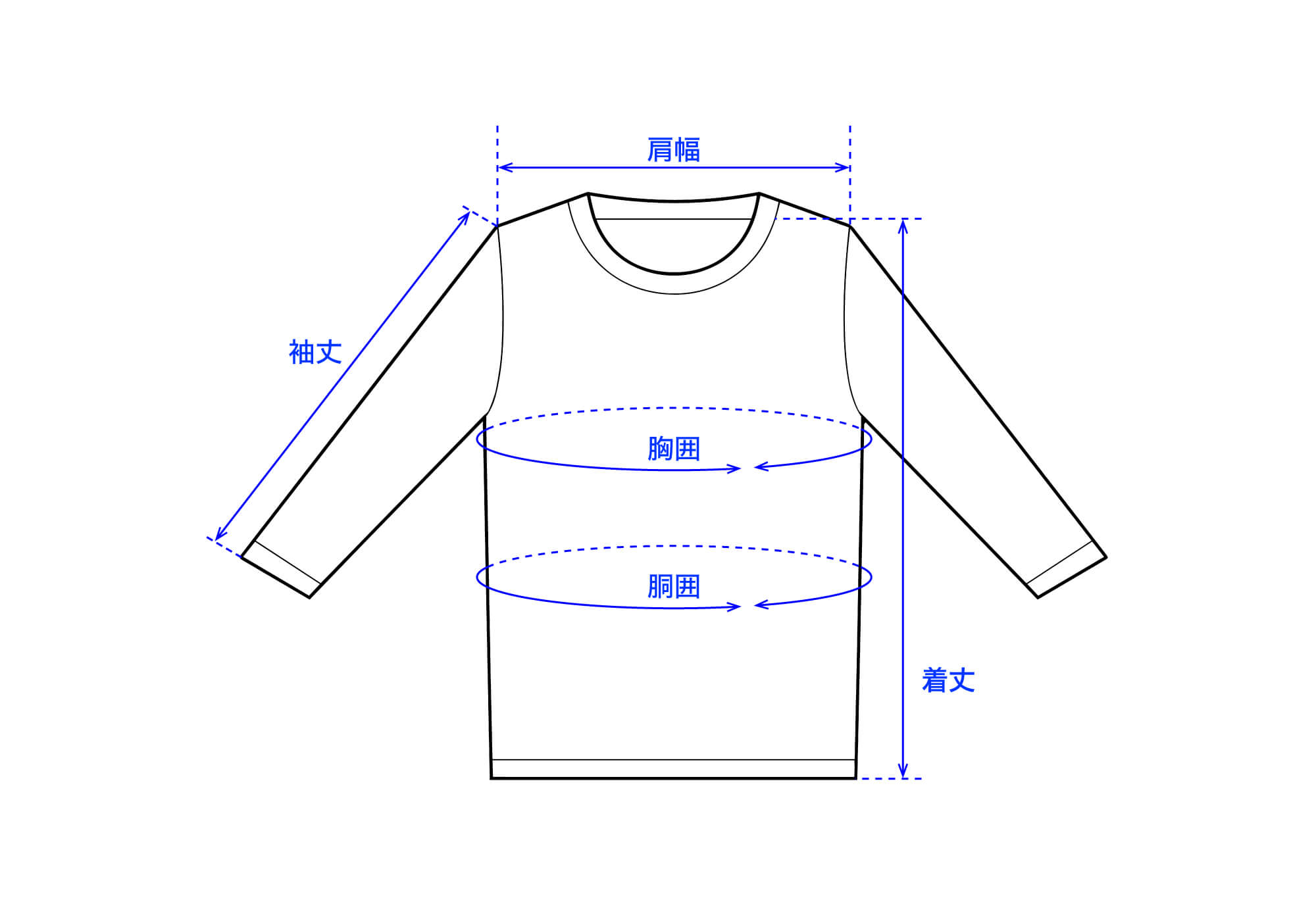 サイズガイド トップス | EDWARD'S(エドワーズ)公式