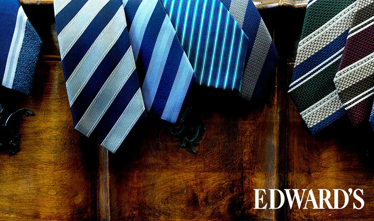 【新作入荷】EDWARD'S - ネクタイ（レジメンタルタイ）入荷のお知らせ