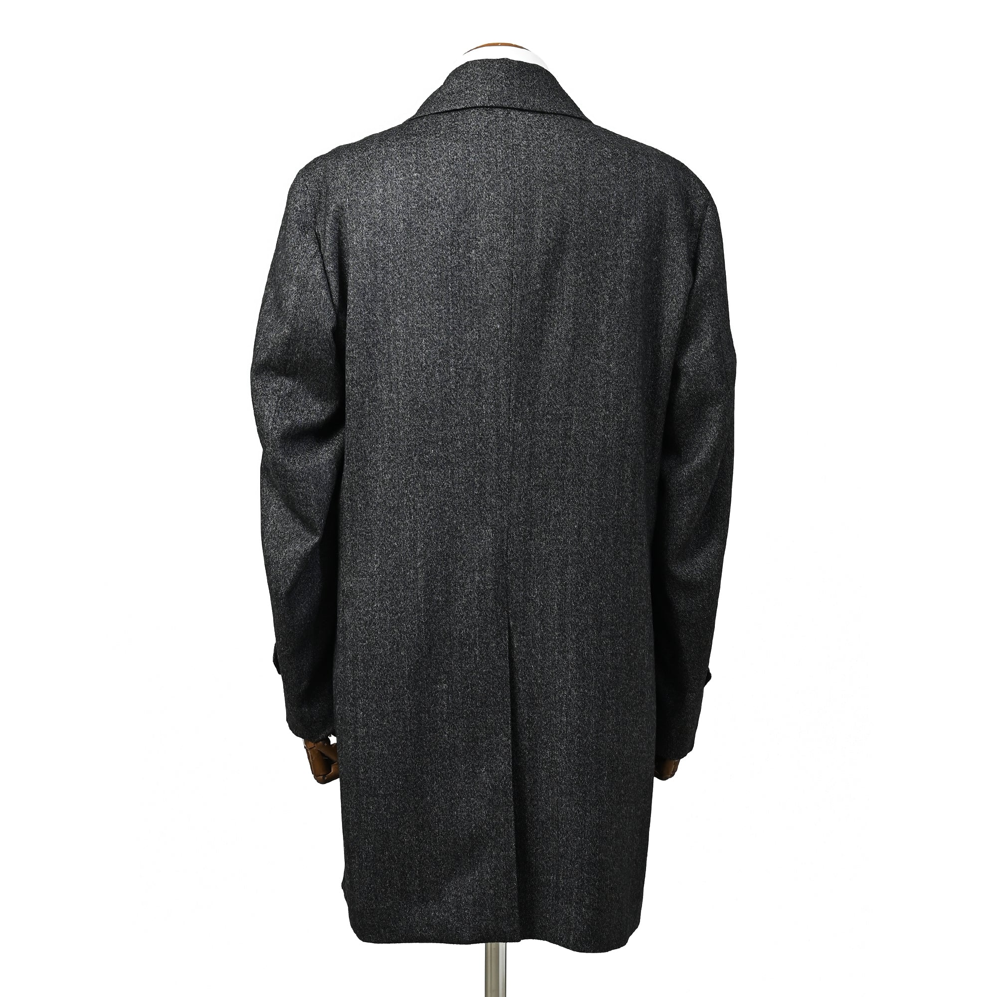 アルパカ ステンカラーコート インクブルー W-603-E